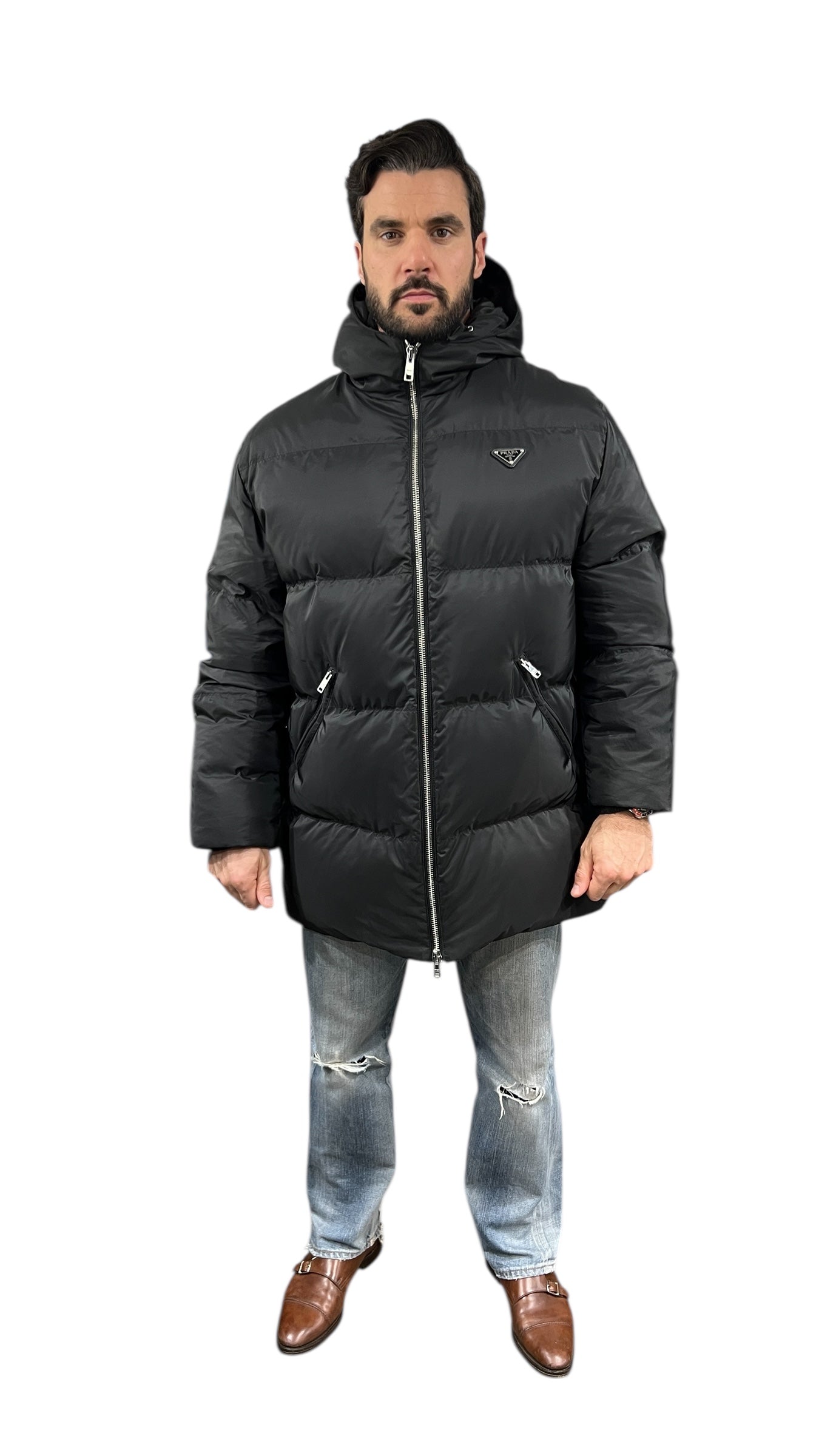 Piumino Lungo in Re-Nylon taglia M (Oversize)