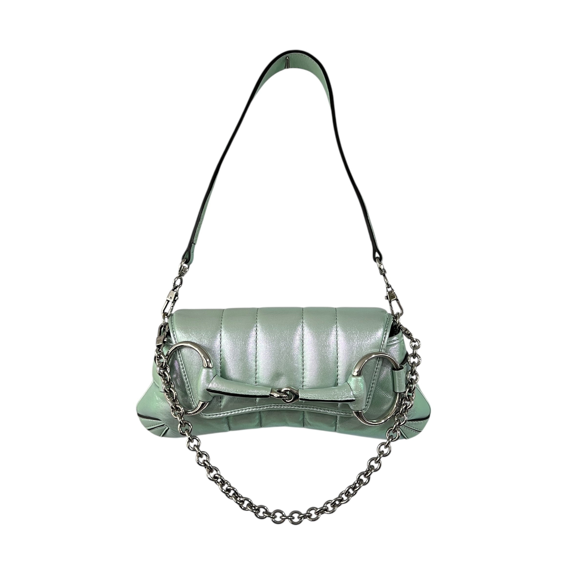 Horsebit chain borsa a spalla piccola