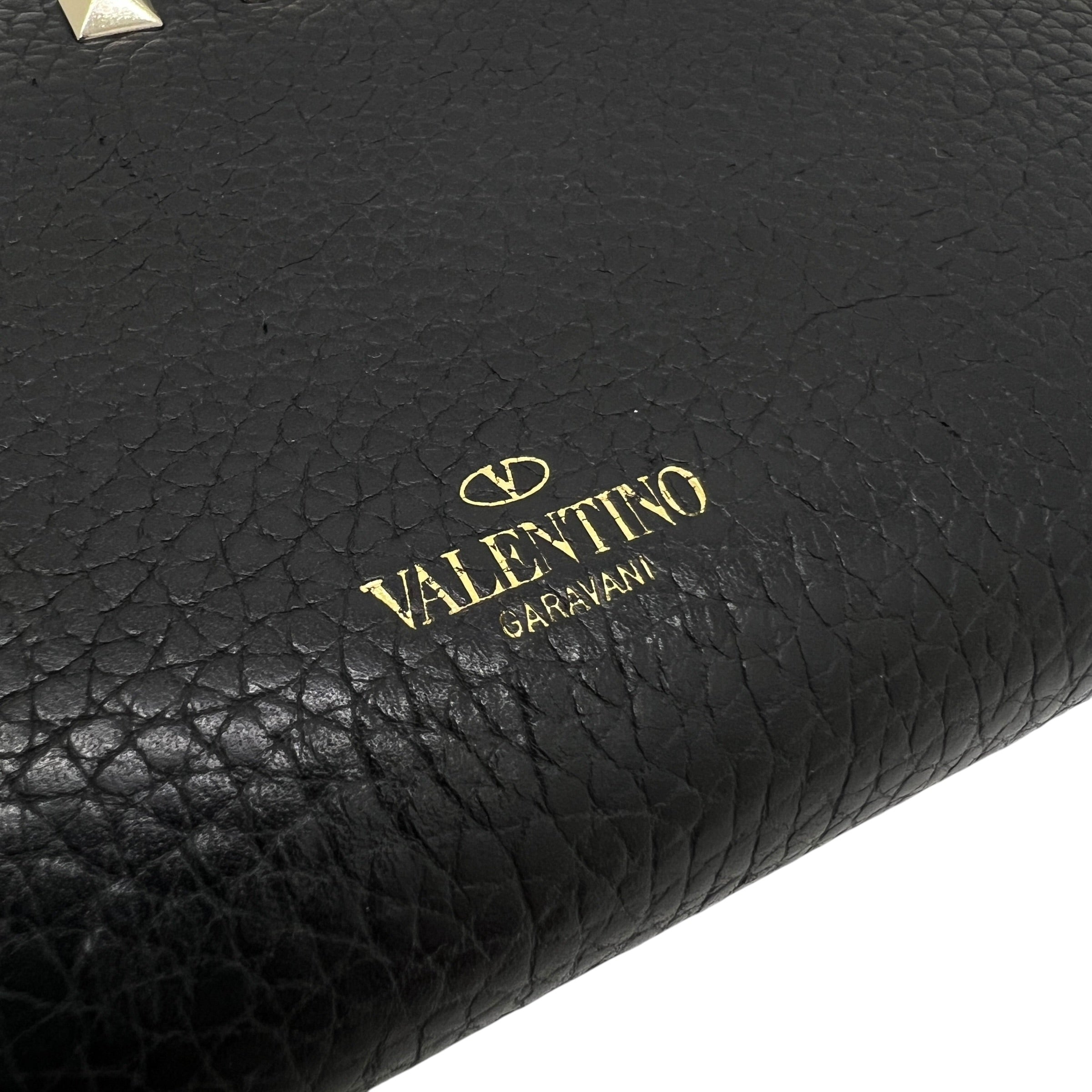 Portafoglio Rockstud in pelle