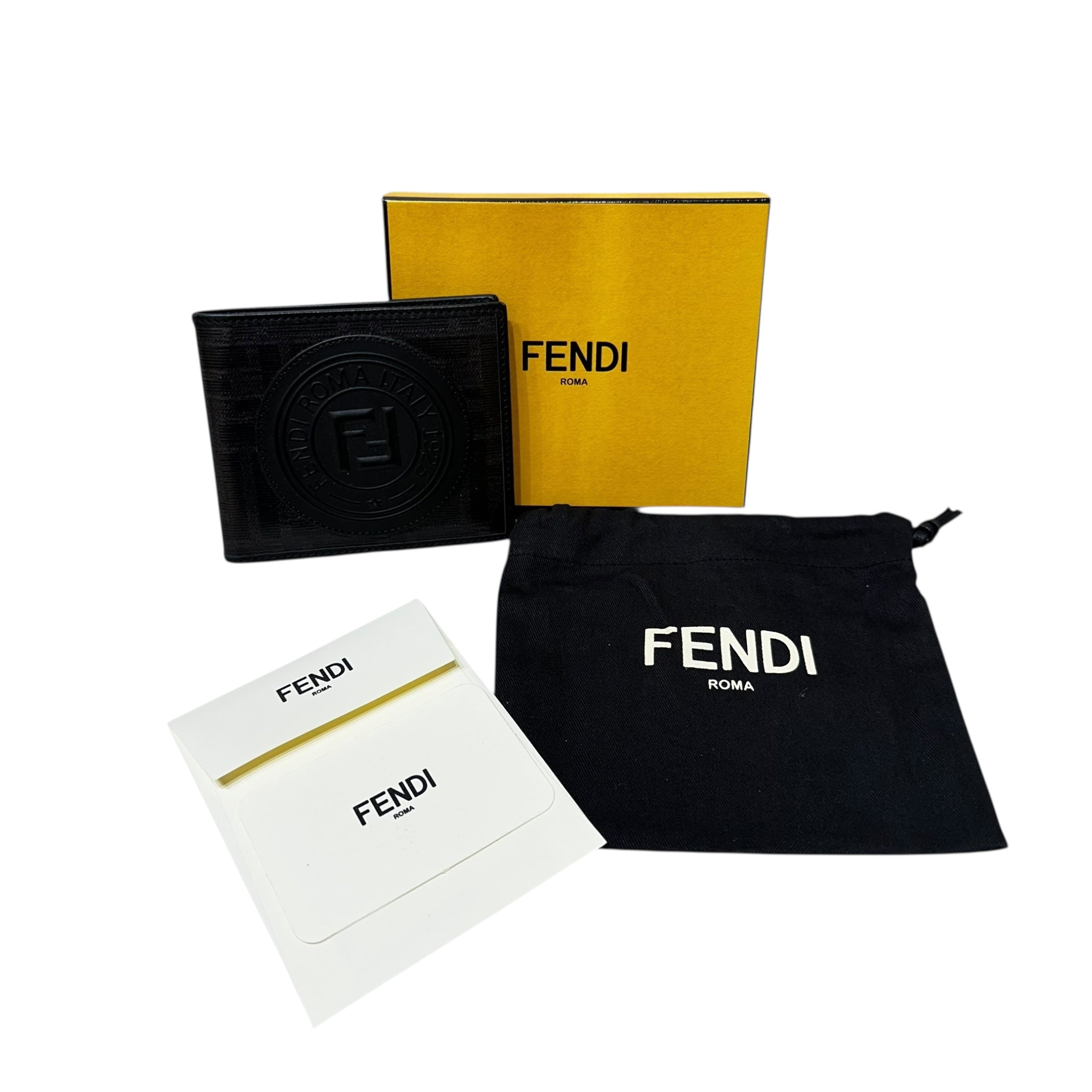 Portafoglio bi-fold Fendi Shadow