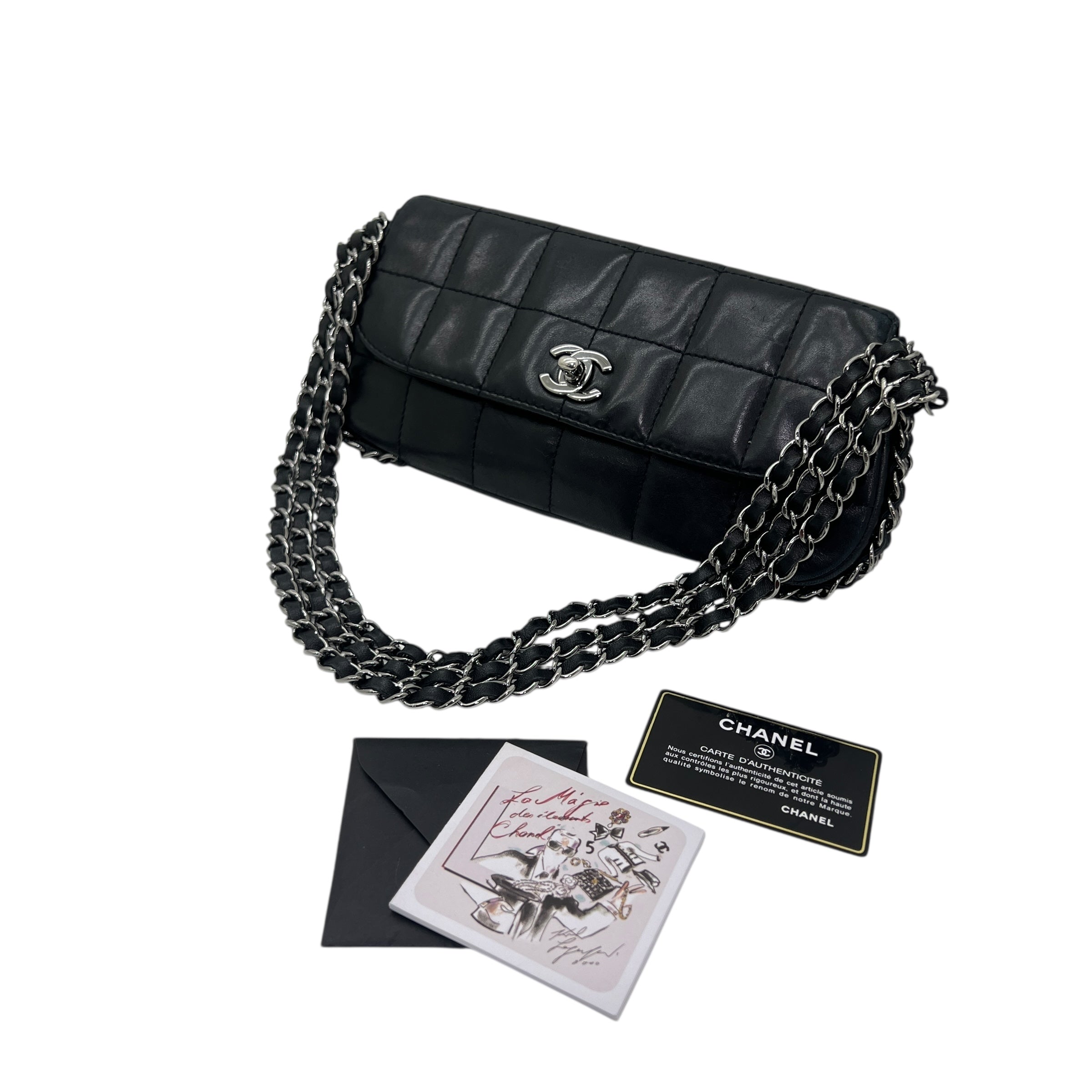 East West Chocolate bar borsa in agnello