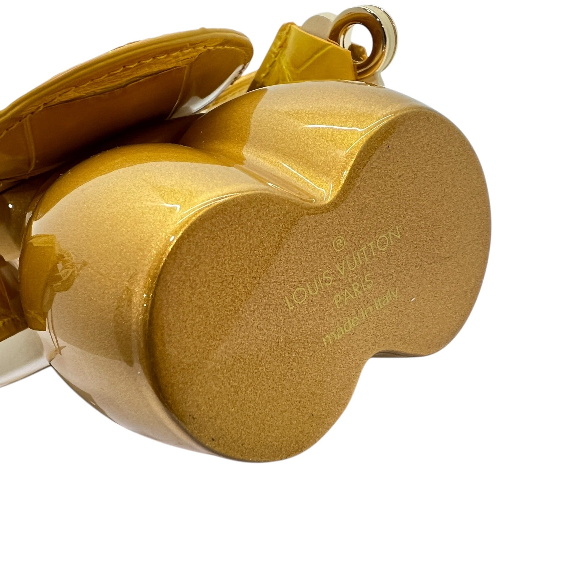 Louis Vuitton Mascotte Vivienne Exotic giallo