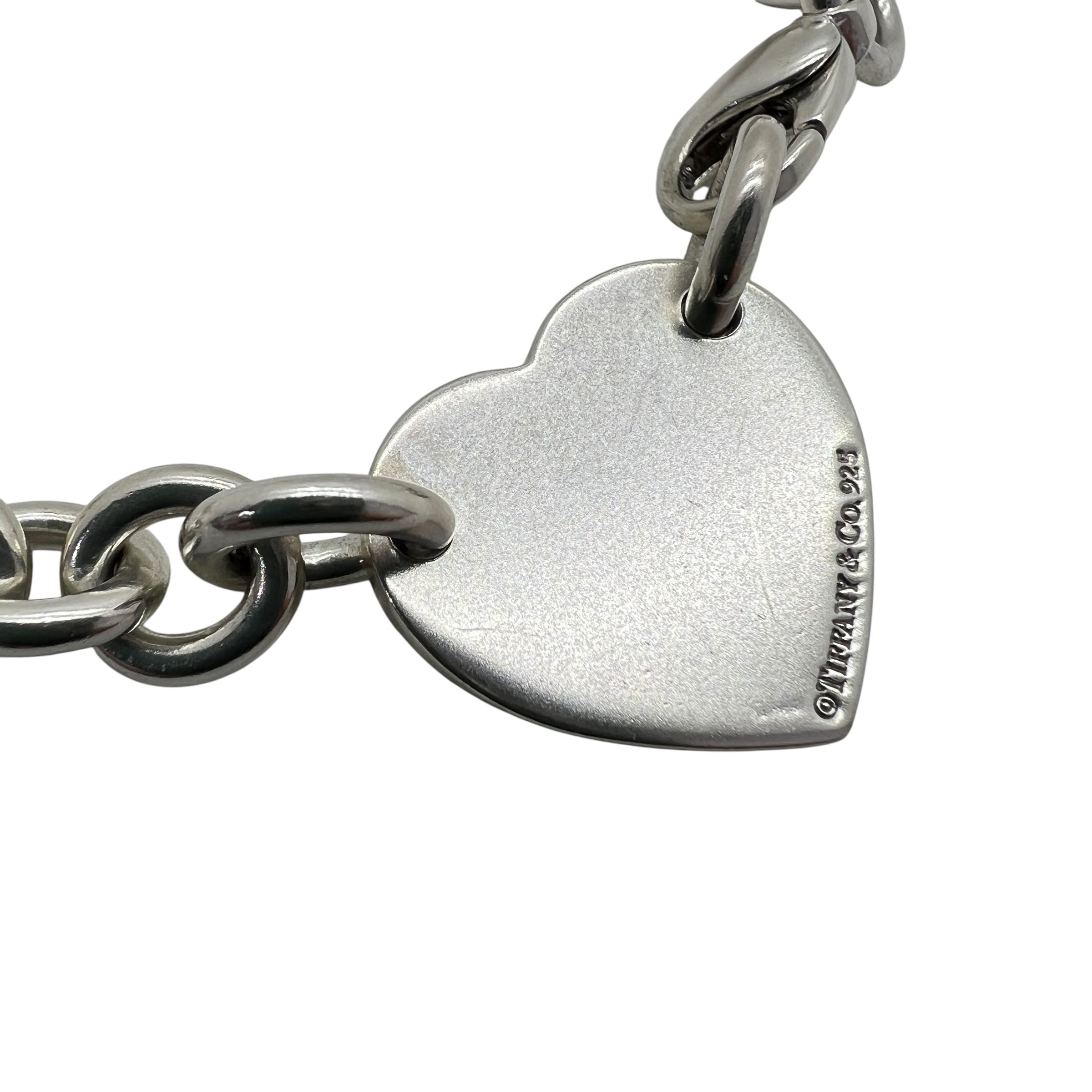 Girocollo Chain Link Heart Tag