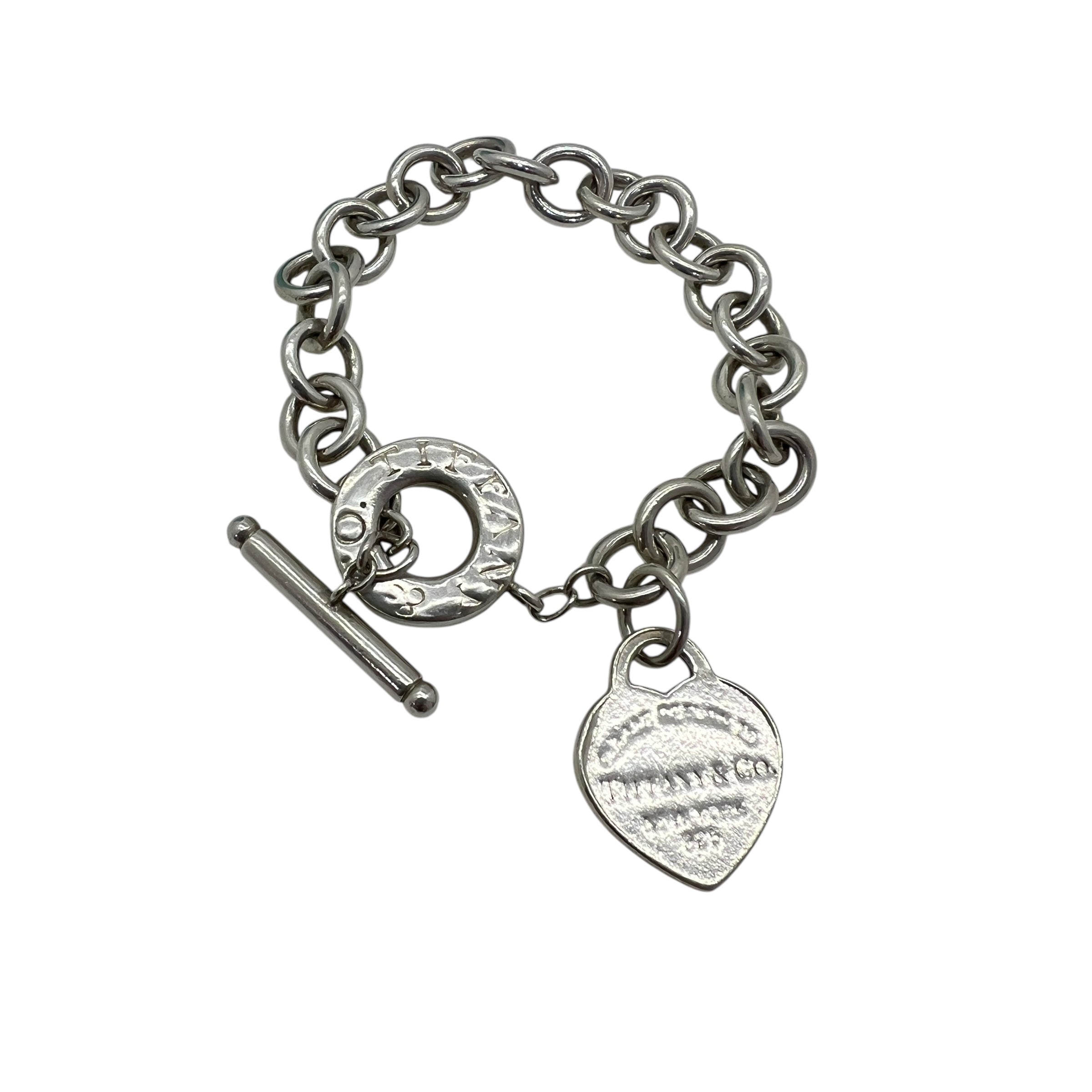 Bracciale Heart Tag con chiusura Toggle