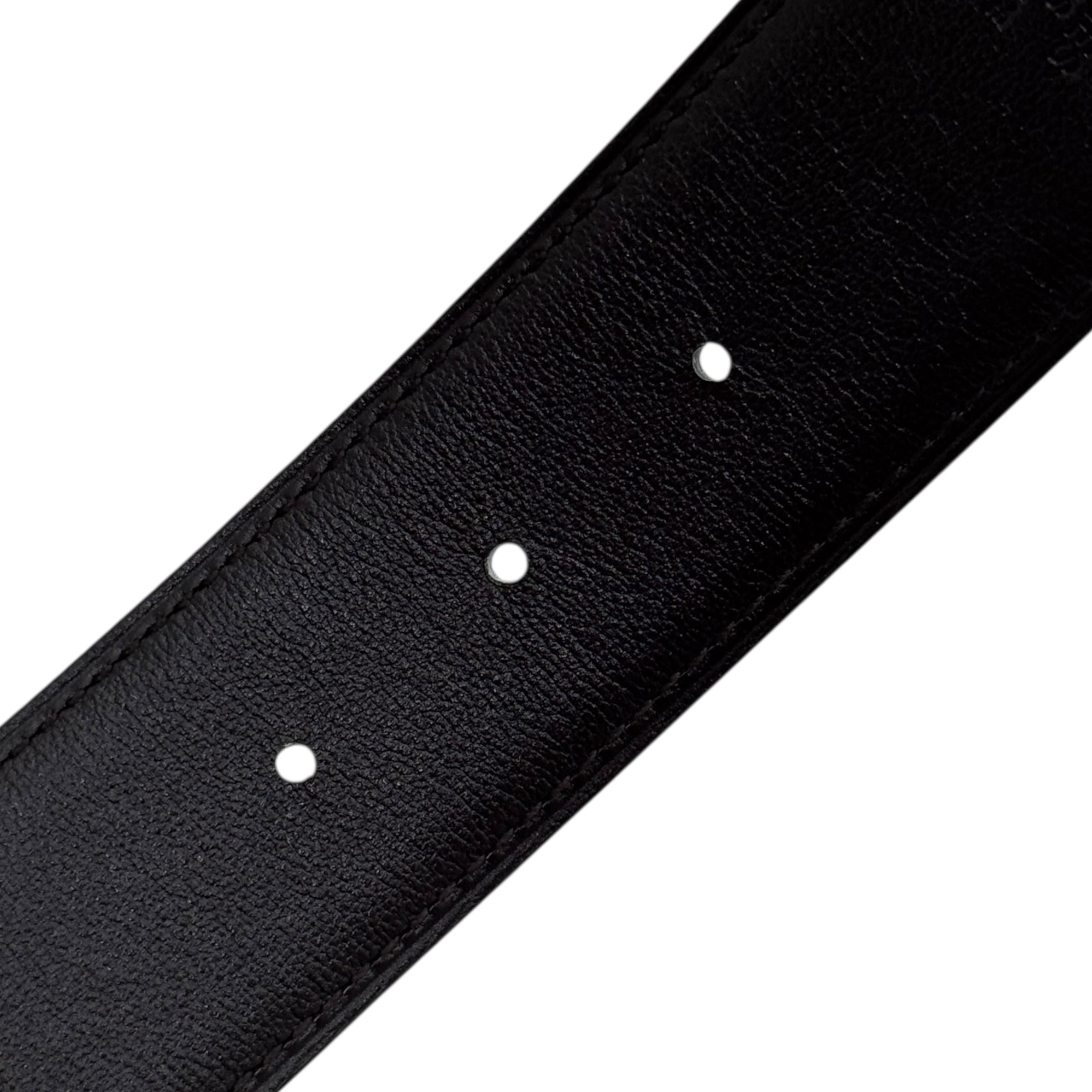 Fibbia da cintura Tube H & Pelle reversibile per cintura 38 mm taglia 105