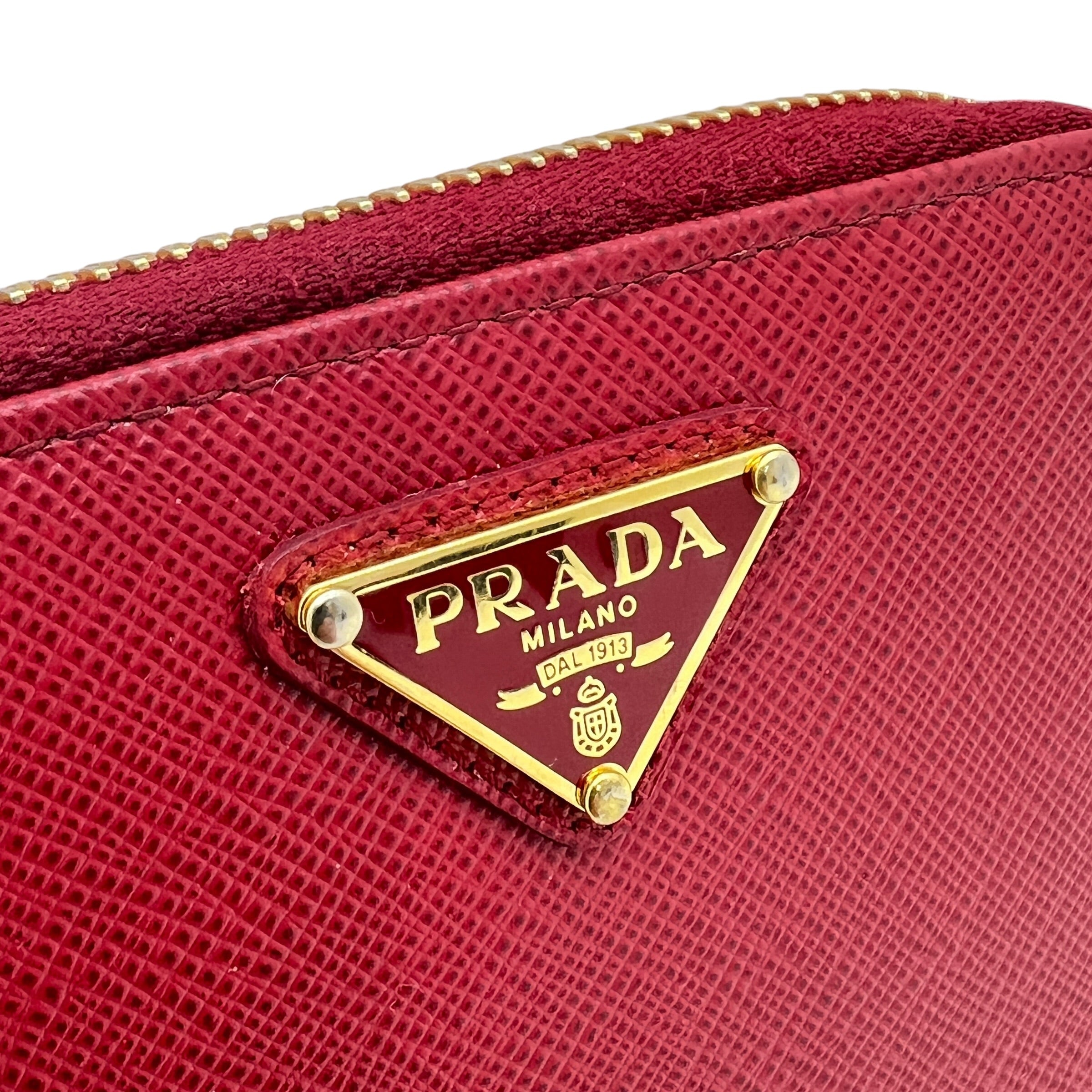 Portafoglio compatto in Saffiano