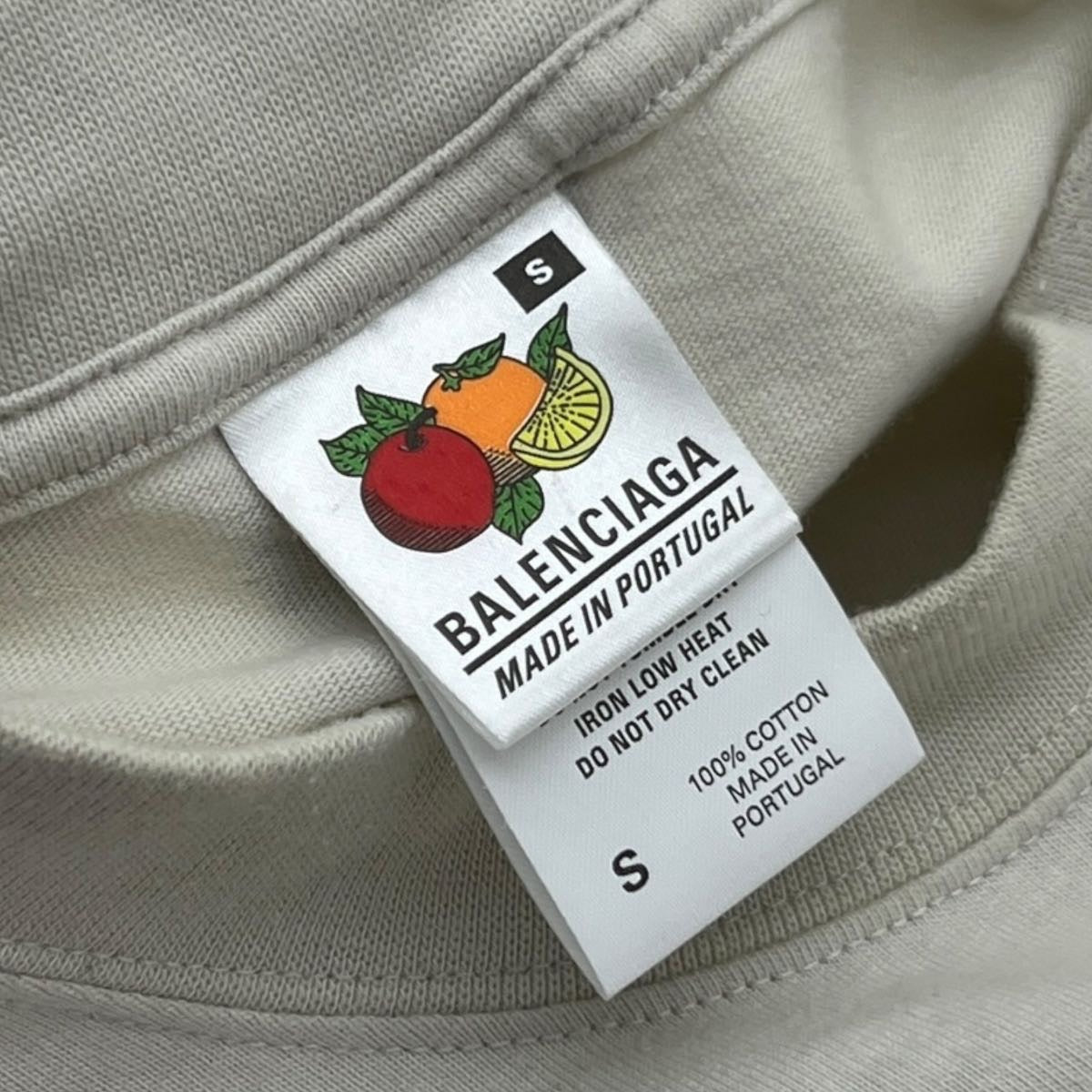 BALENCIAGA T-SHIRT CON RICAMO TG S (VESTE XXL)
