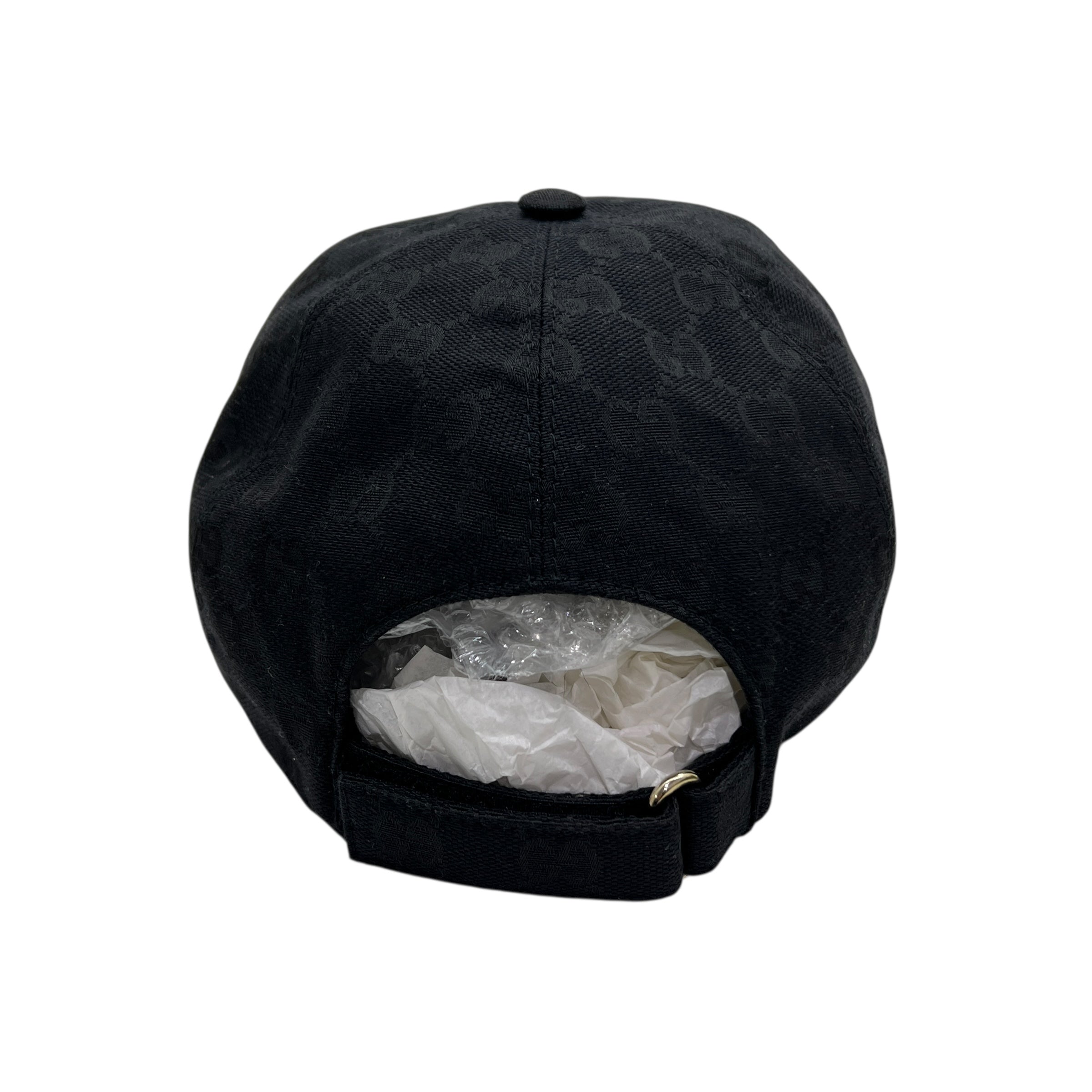 Cappello da baseball in tessuto GG e pelle taglia L