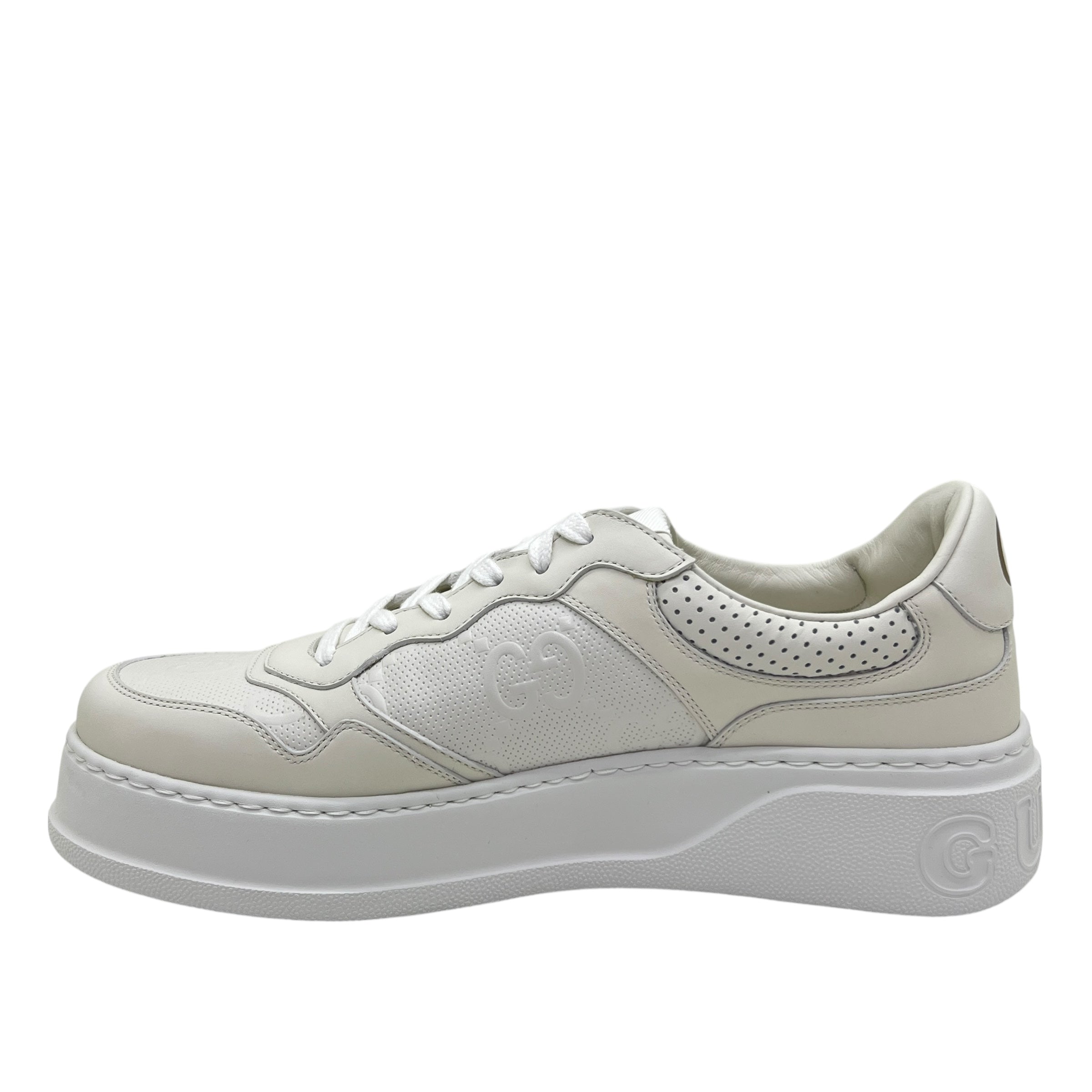 Sneakers con suola oversize e GG in rilievo taglia 9,5