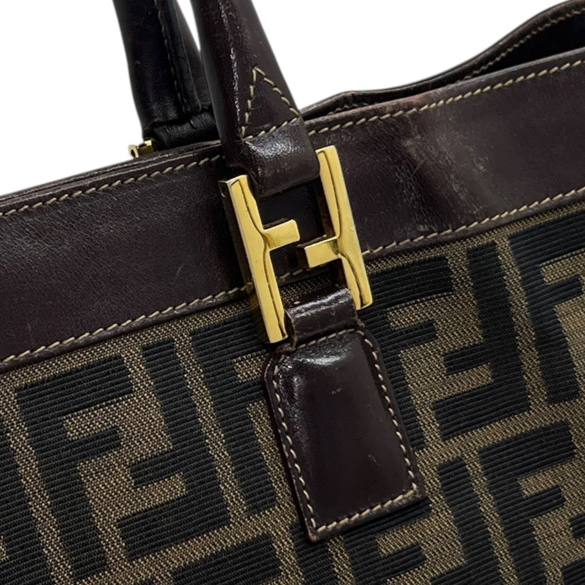FENDI BORSA SHOPPING FF VINTAGE CON TRACOLLA