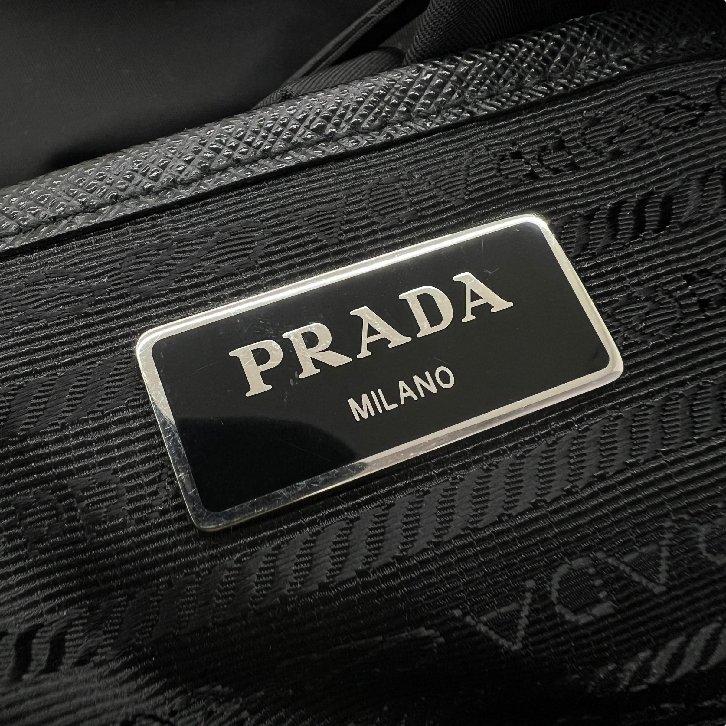 Zaino Medium in Re- Nylon e Saffiano