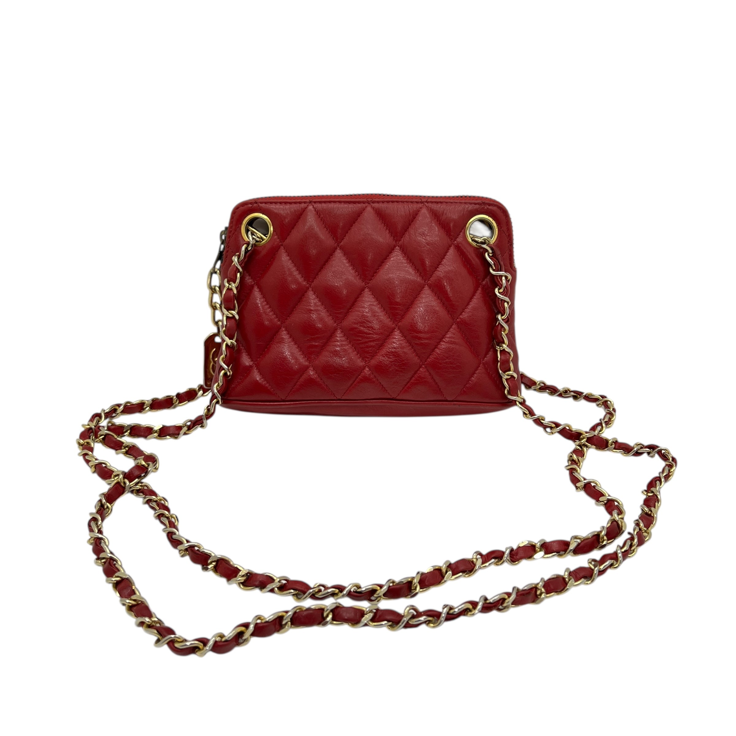 Mini borsa in agnello