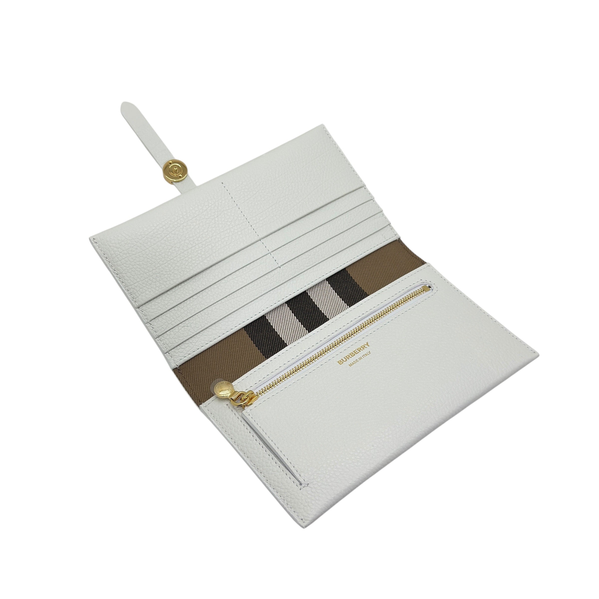 Portafoglio lungo in pelle