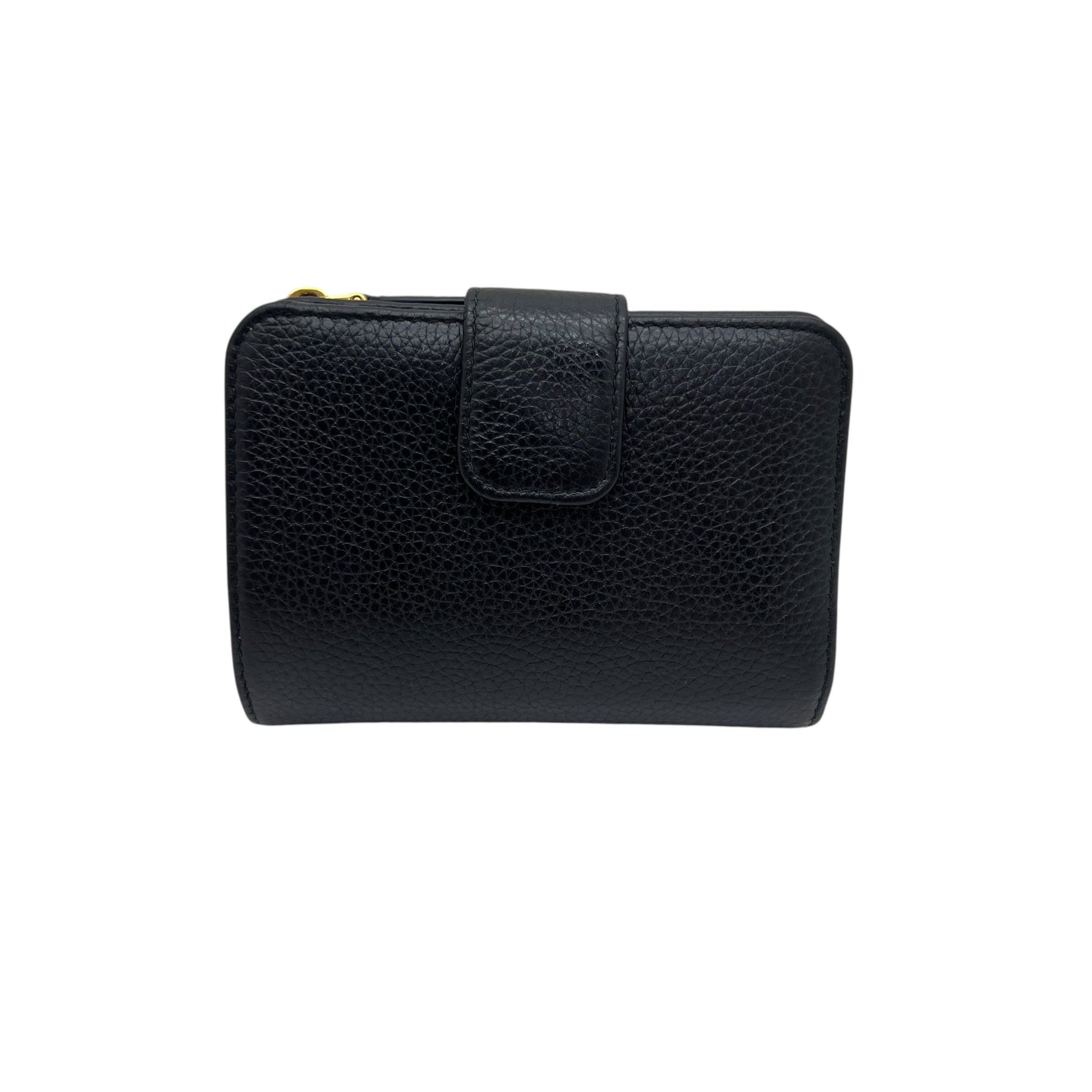 PRADA PORTAFOGLIO COMPATTO IN PELLE