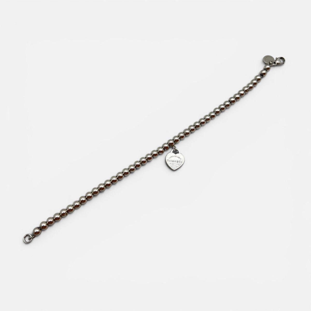Bracciale Bead Heart Tag Tiffany Blue