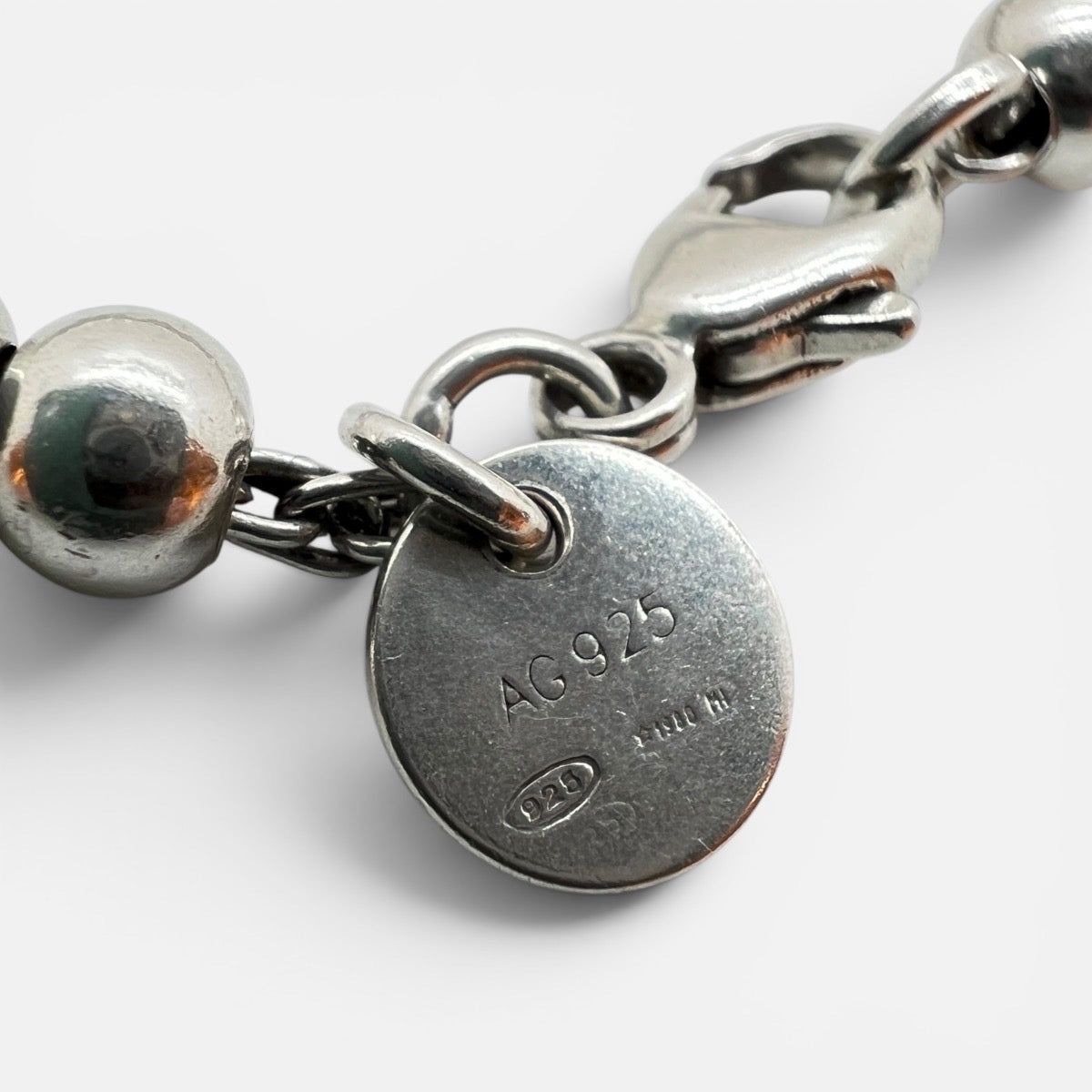 Bracciale Bead Heart Tag Tiffany Blue