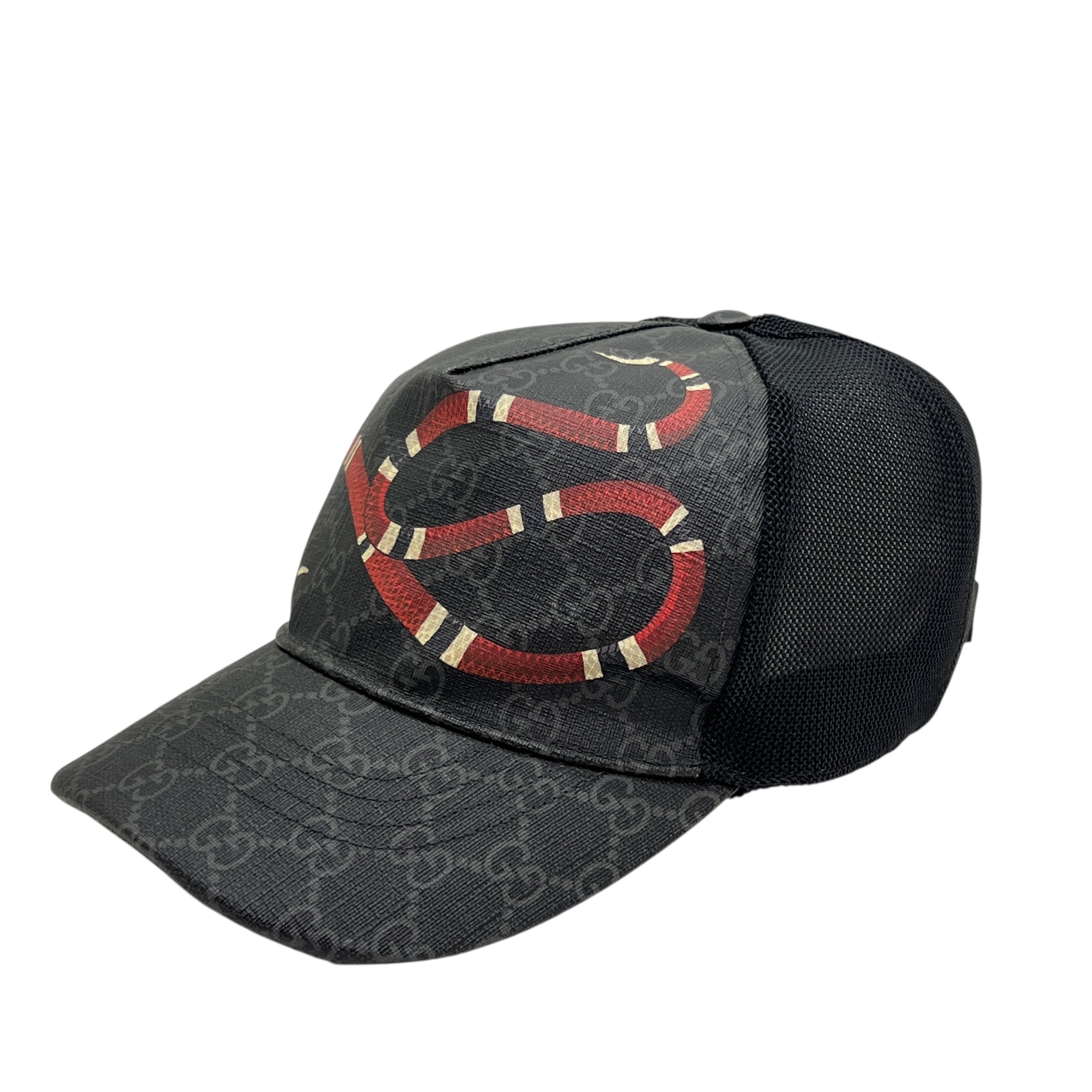 Gucci cappello Snake in GG Supreme tg L