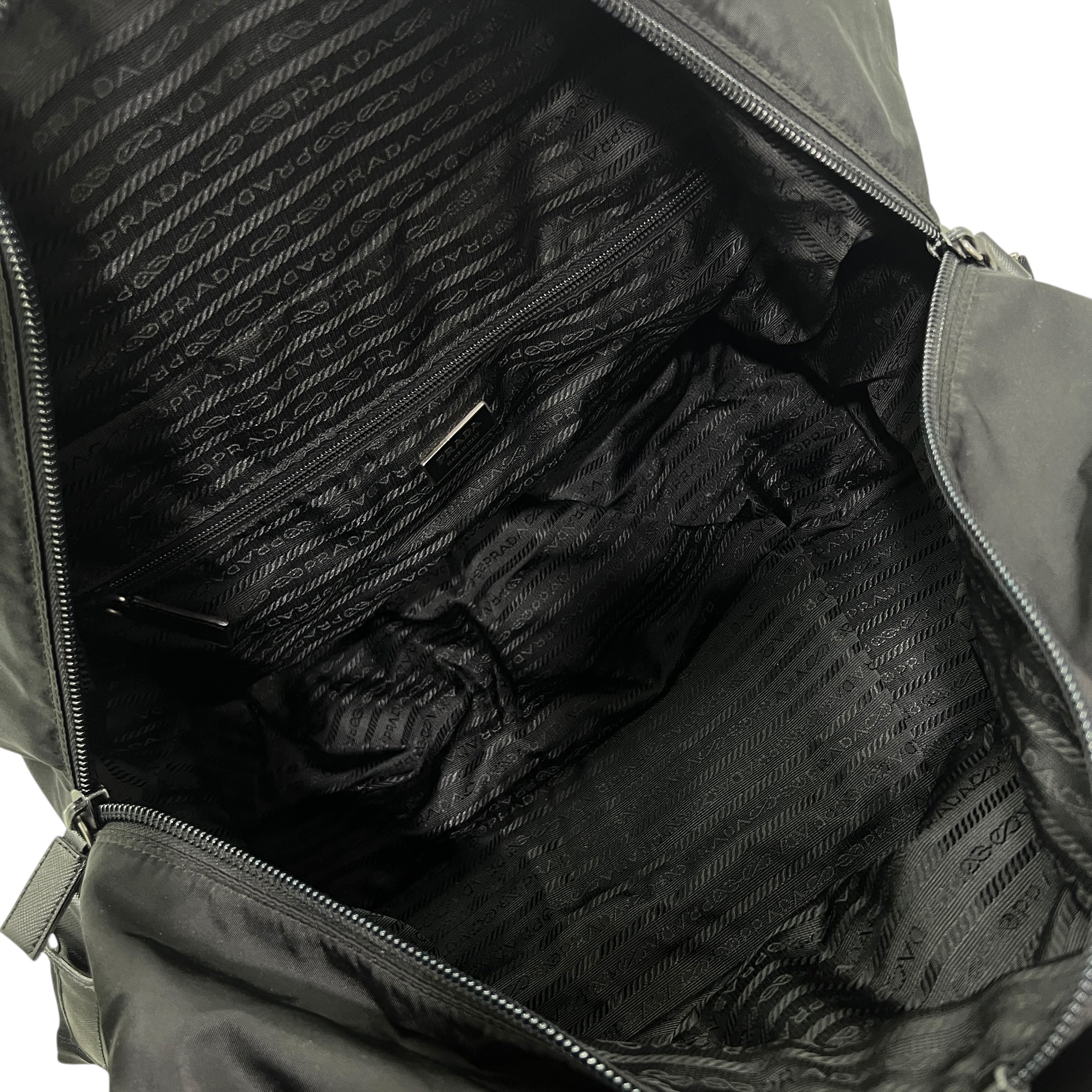 Borsa da viaggio nylon e Saffiano (cabinabile)