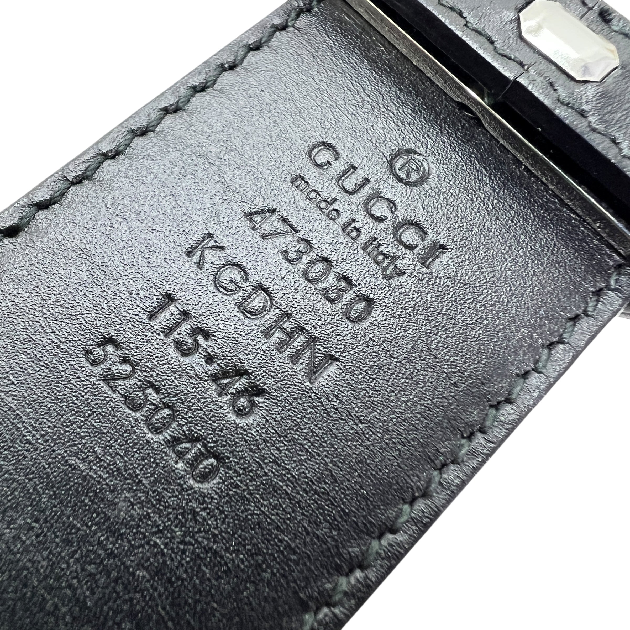 Cintura reversibile fibbia Incrocio GG taglia 115