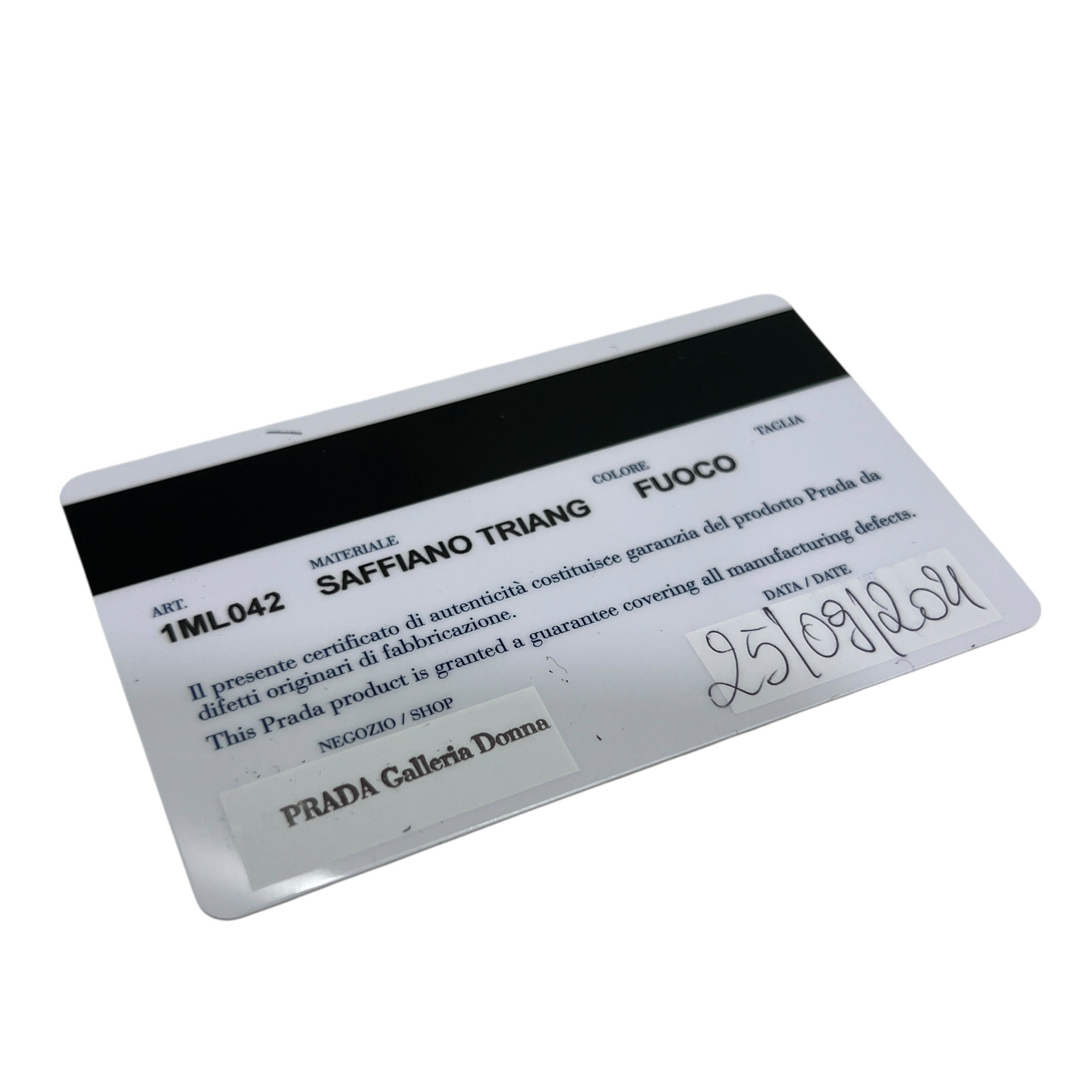 Portafoglio compatto in Saffiano