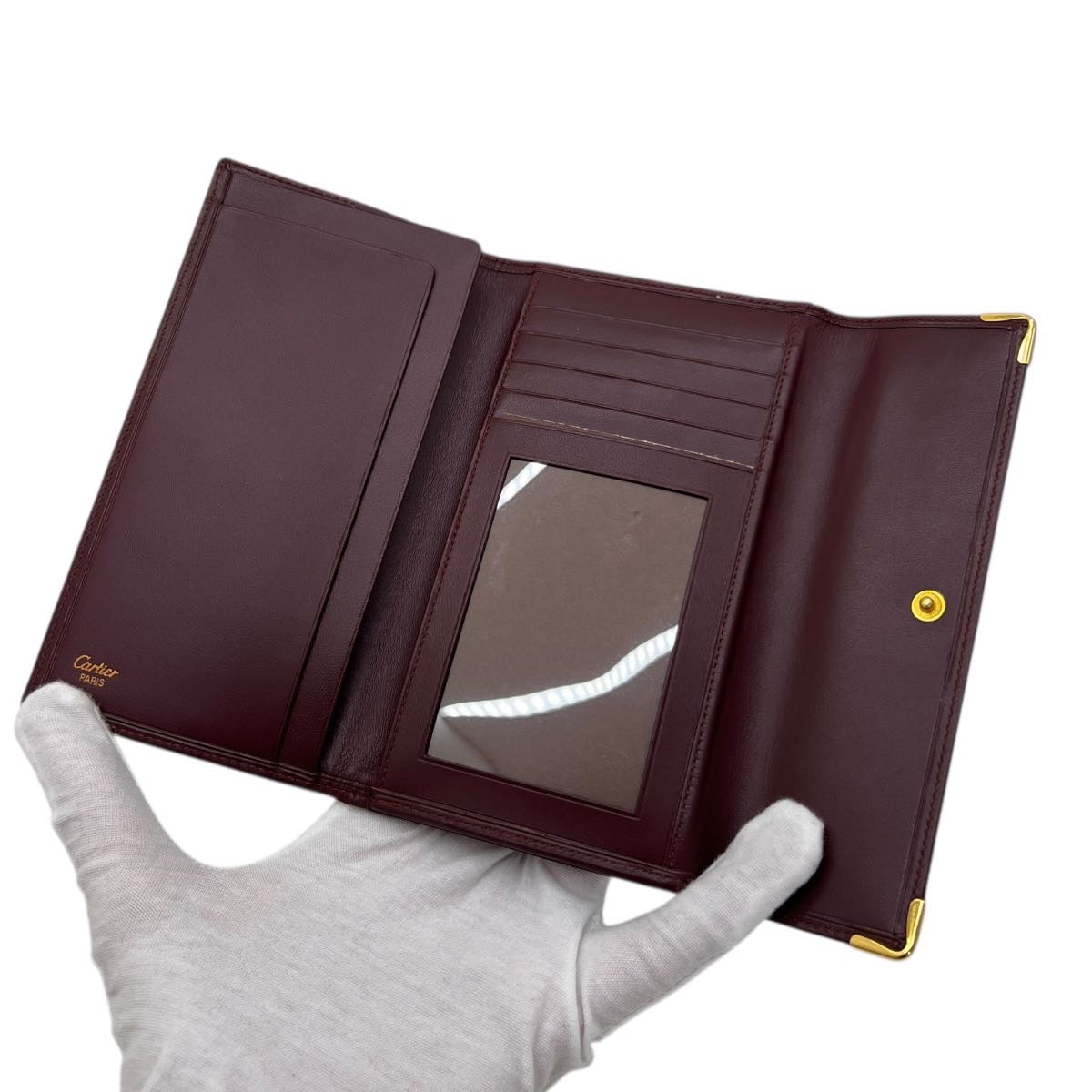 CARTIER PORTAFOLIO VINTAGE IN PELLE