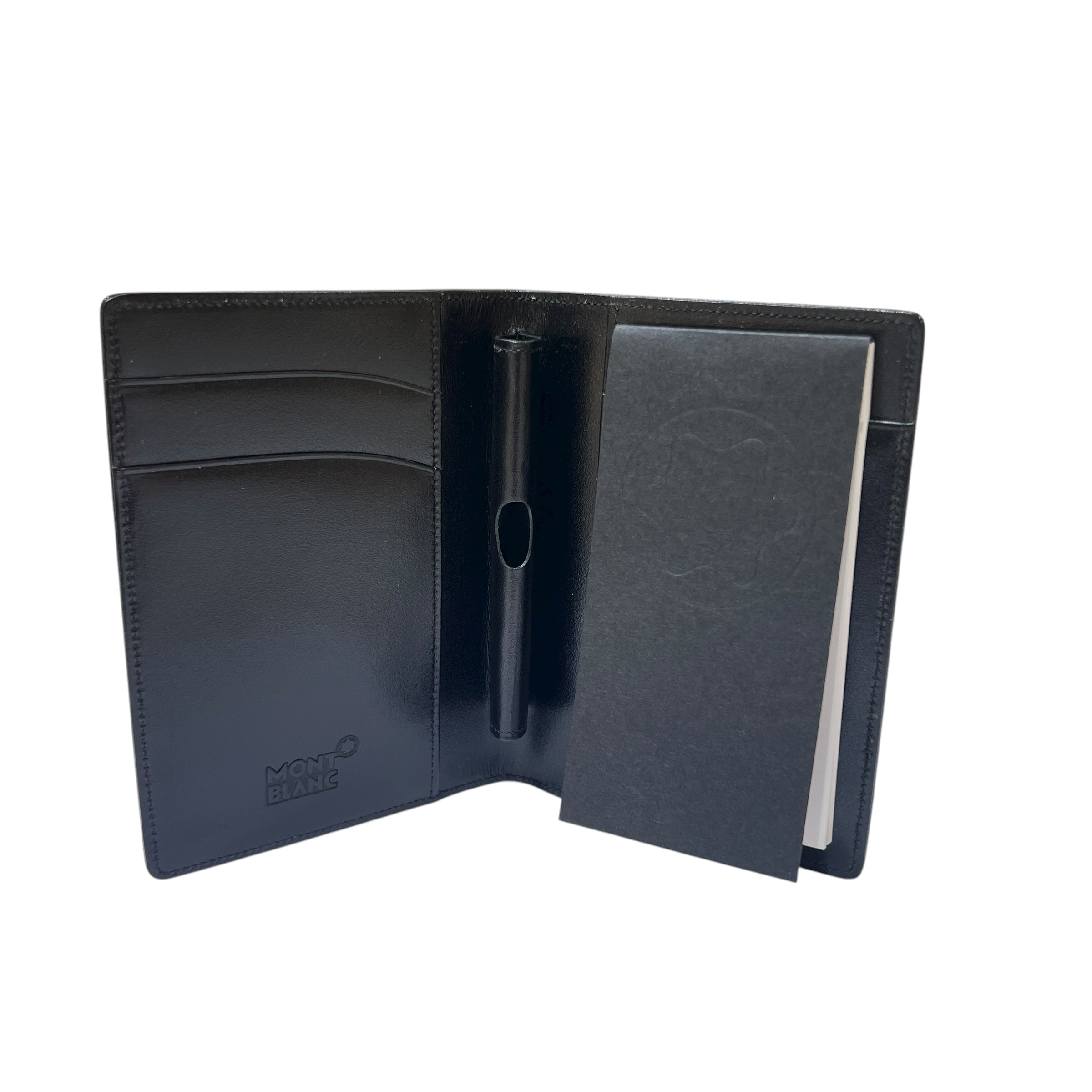 Custodia blocchetto Hawam con porta penna e carte