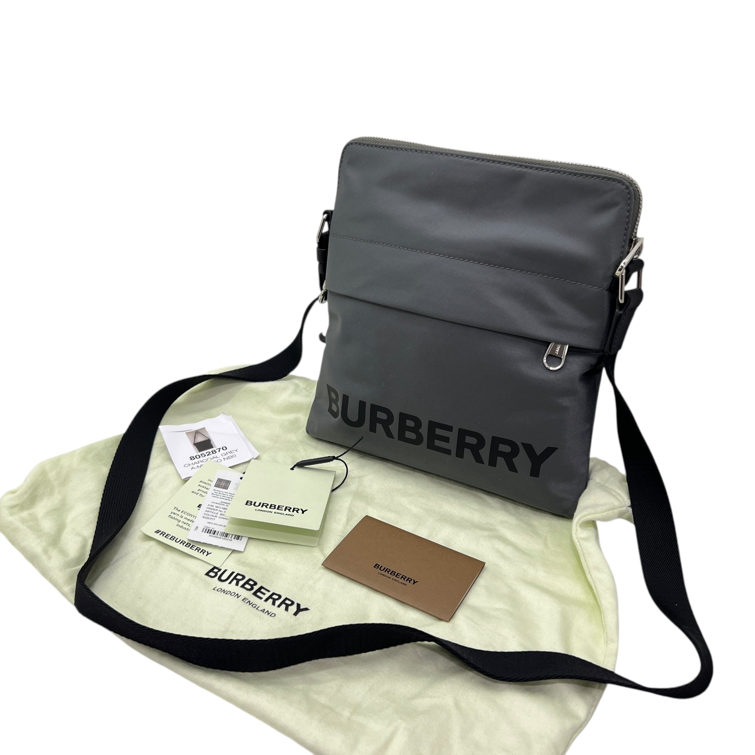 Tracolla in nylon con logo