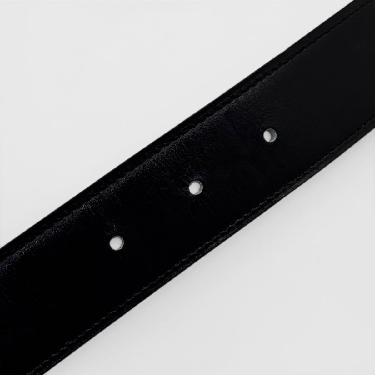 Fibbia da cintura H & Pelle reversibile per cintura 32 mm taglia 100