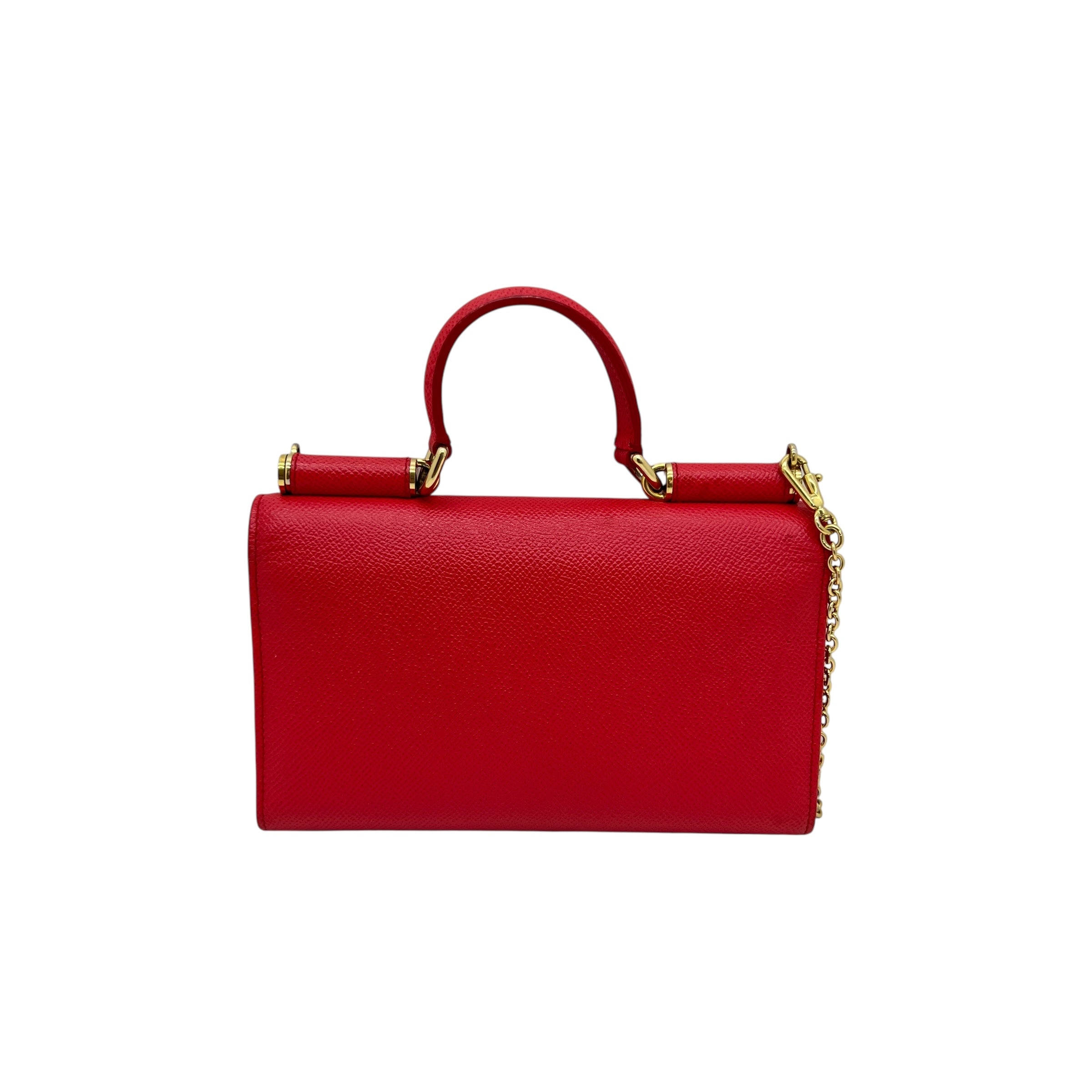 Mini bag in pelle di vitello stampa Dauphine