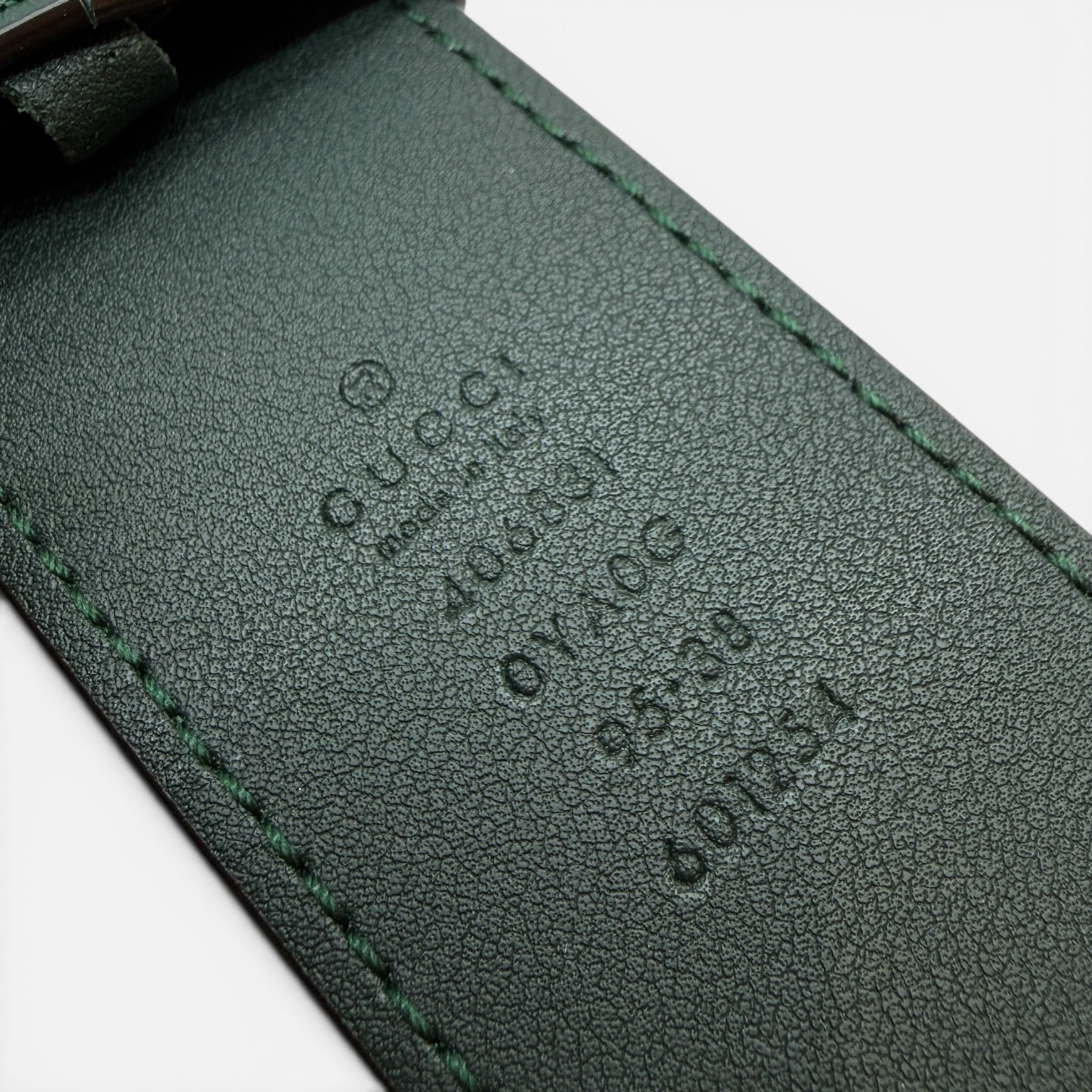 Cintura GG Marmont verde taglia 95