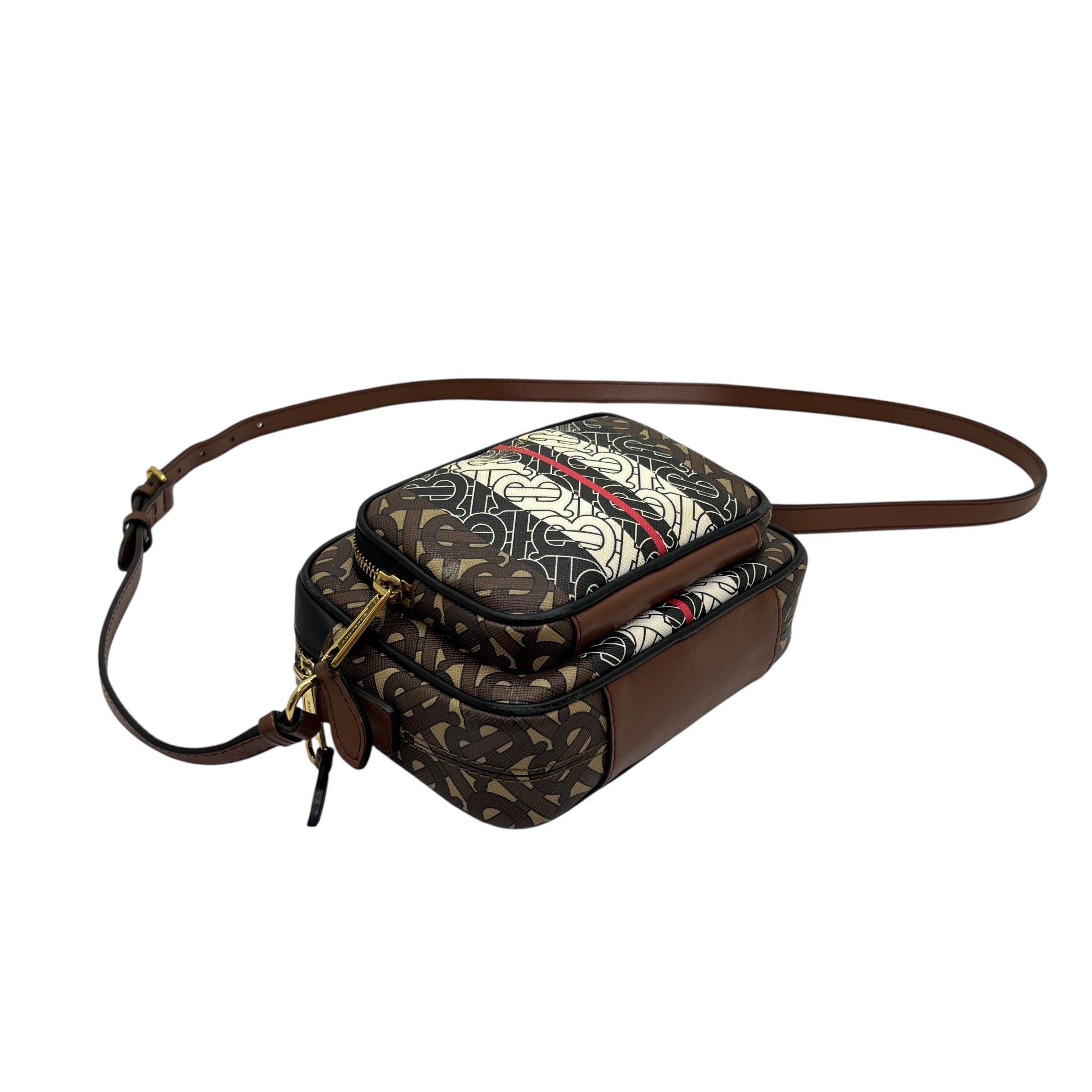 Burberry camera bag piccola con tracolla