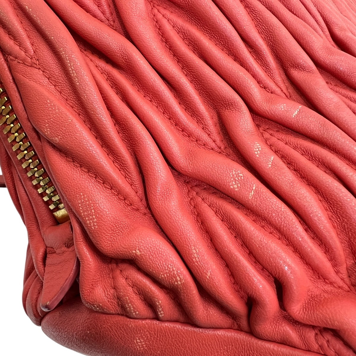 Borsa a tracolla in nappa goffrata