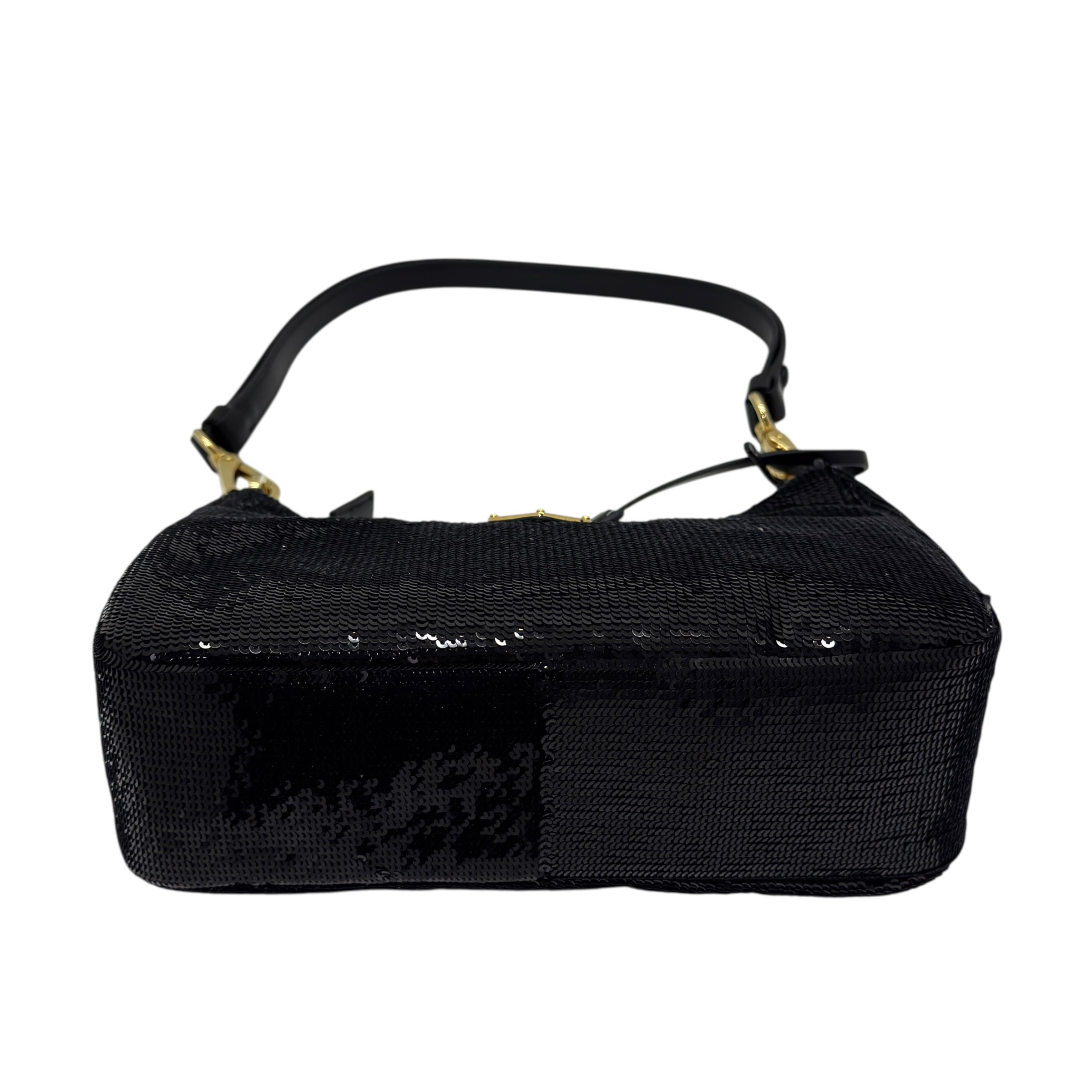Borsa Prada Re-Edition in pelle con paillettes