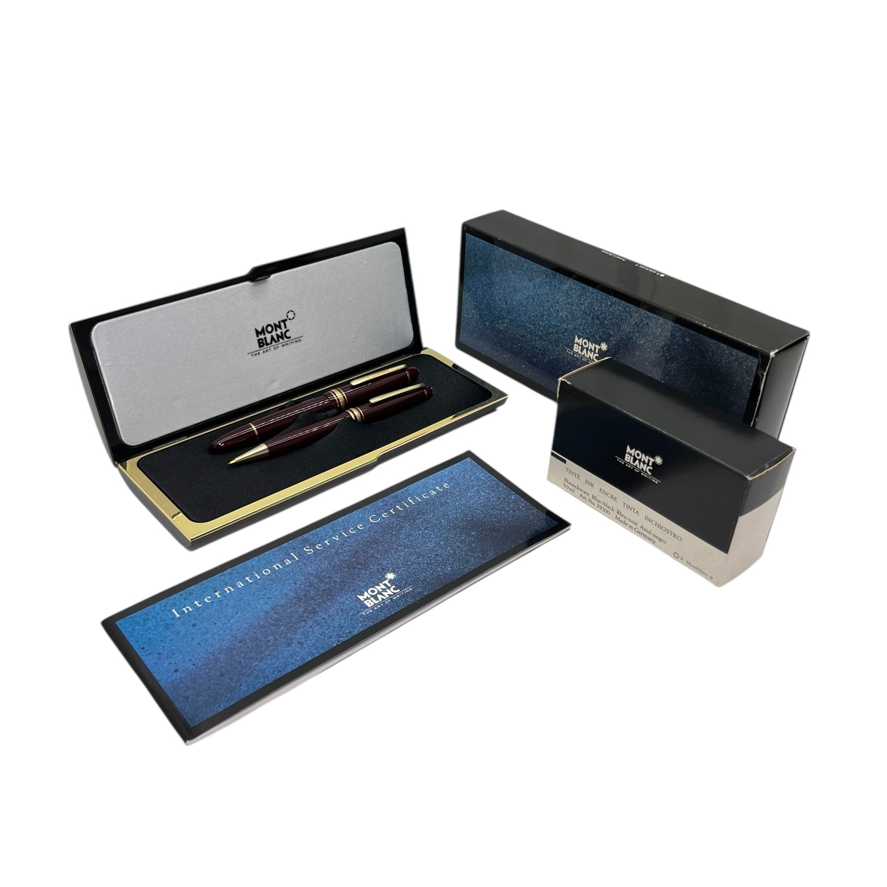 Set Meisterstück bordeaux stilografica Legrand e portamine Classique