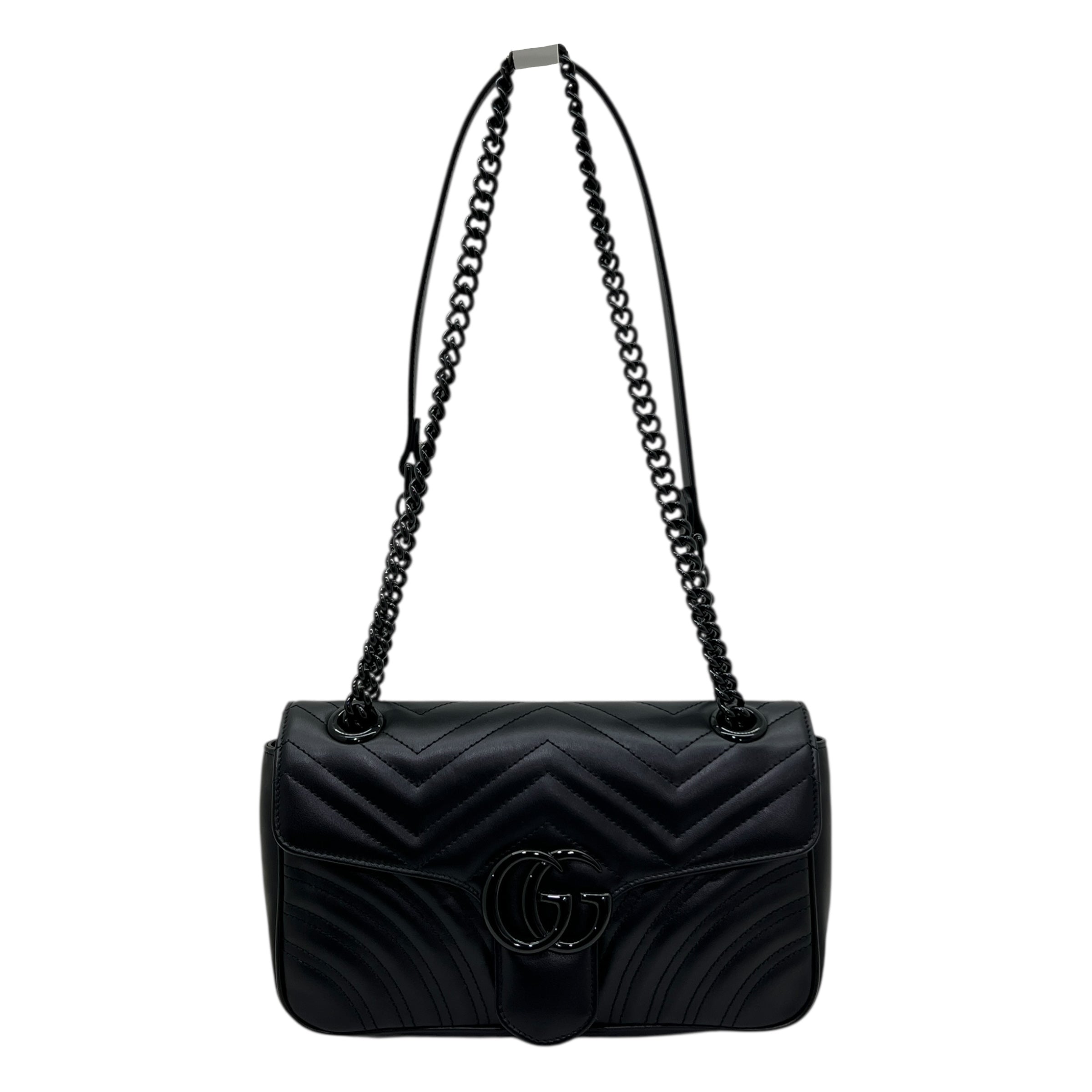 Borsa a spalla GG Marmont misura media