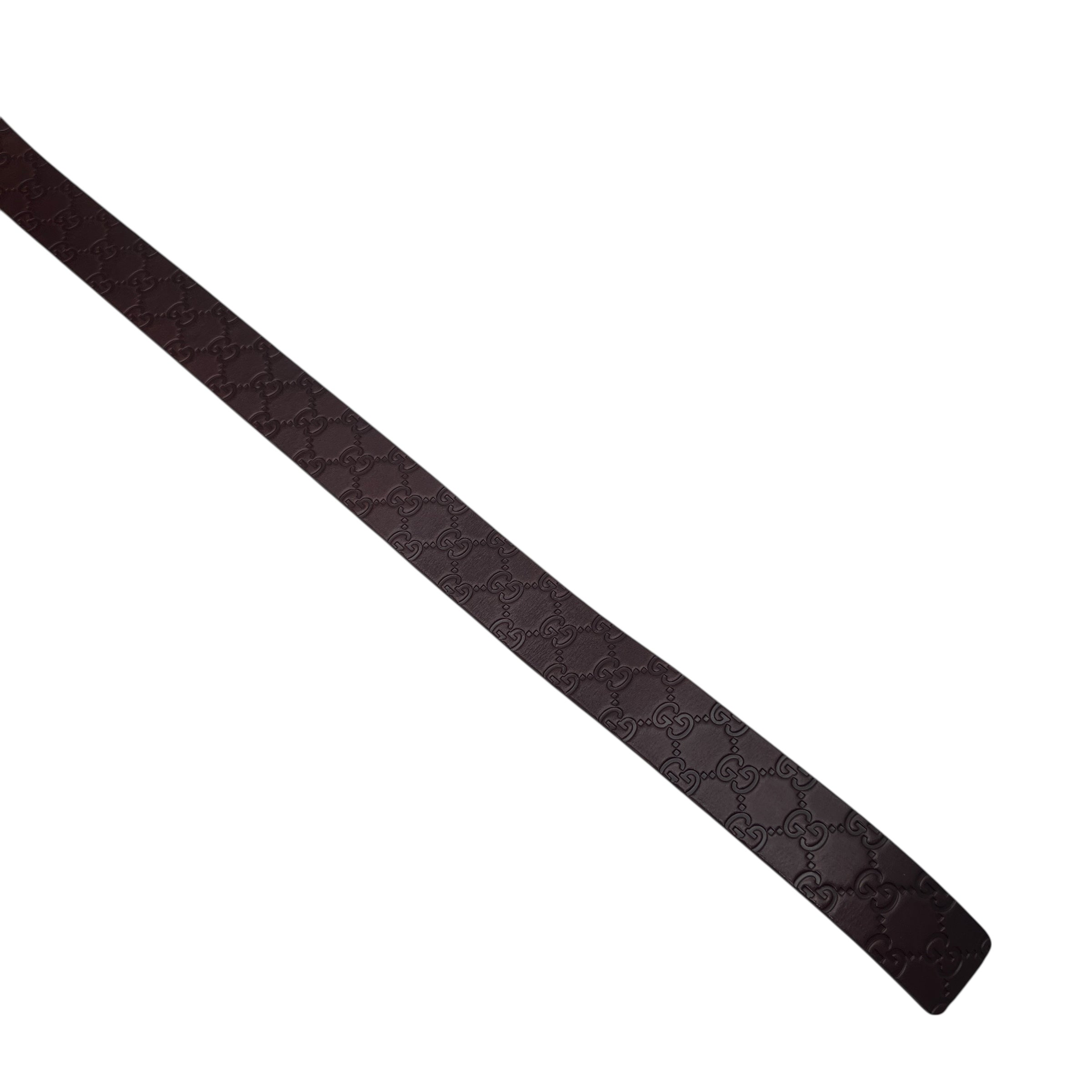Cintura senza buchi in pelle GG Tg. 100