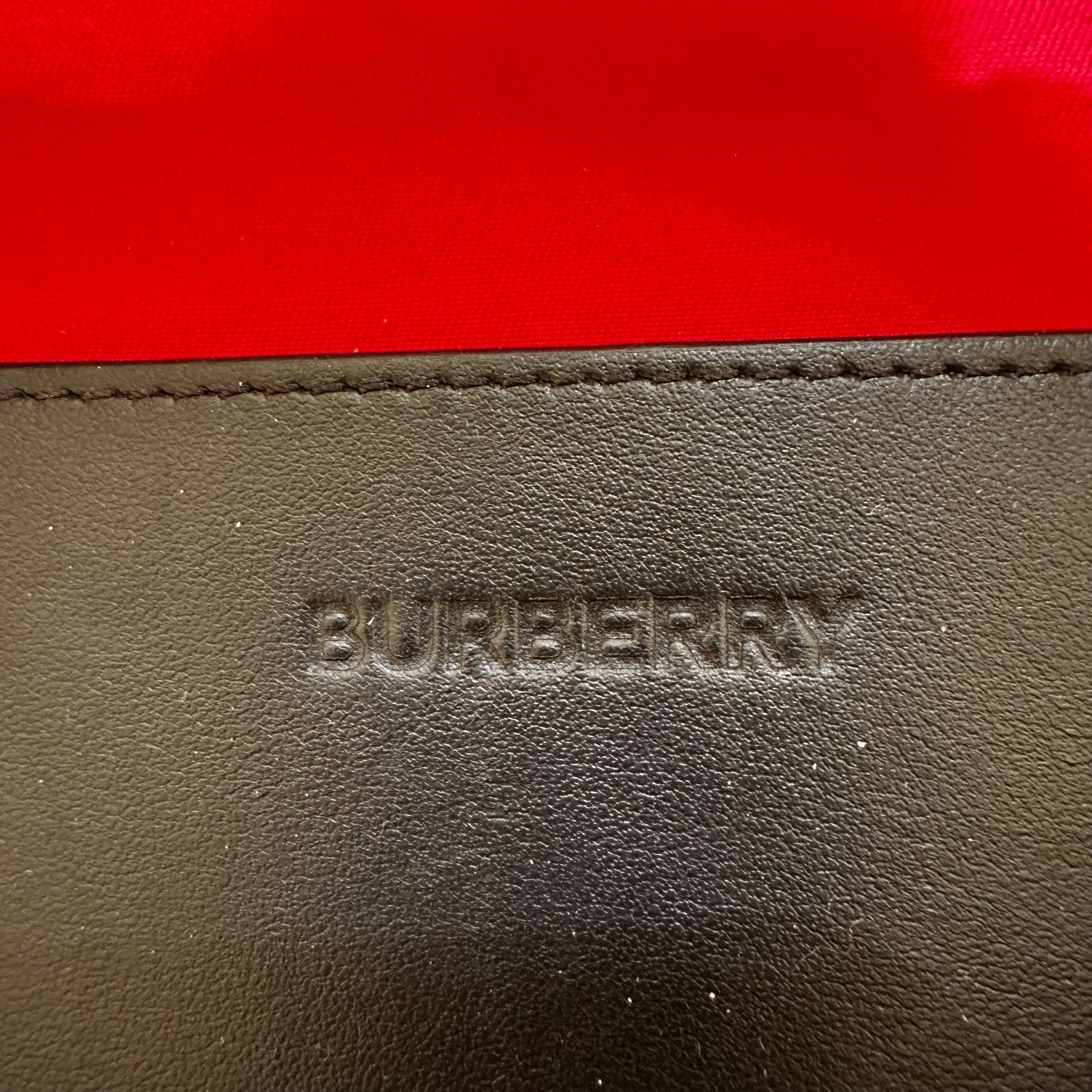 Burberry marsupio check in nylon