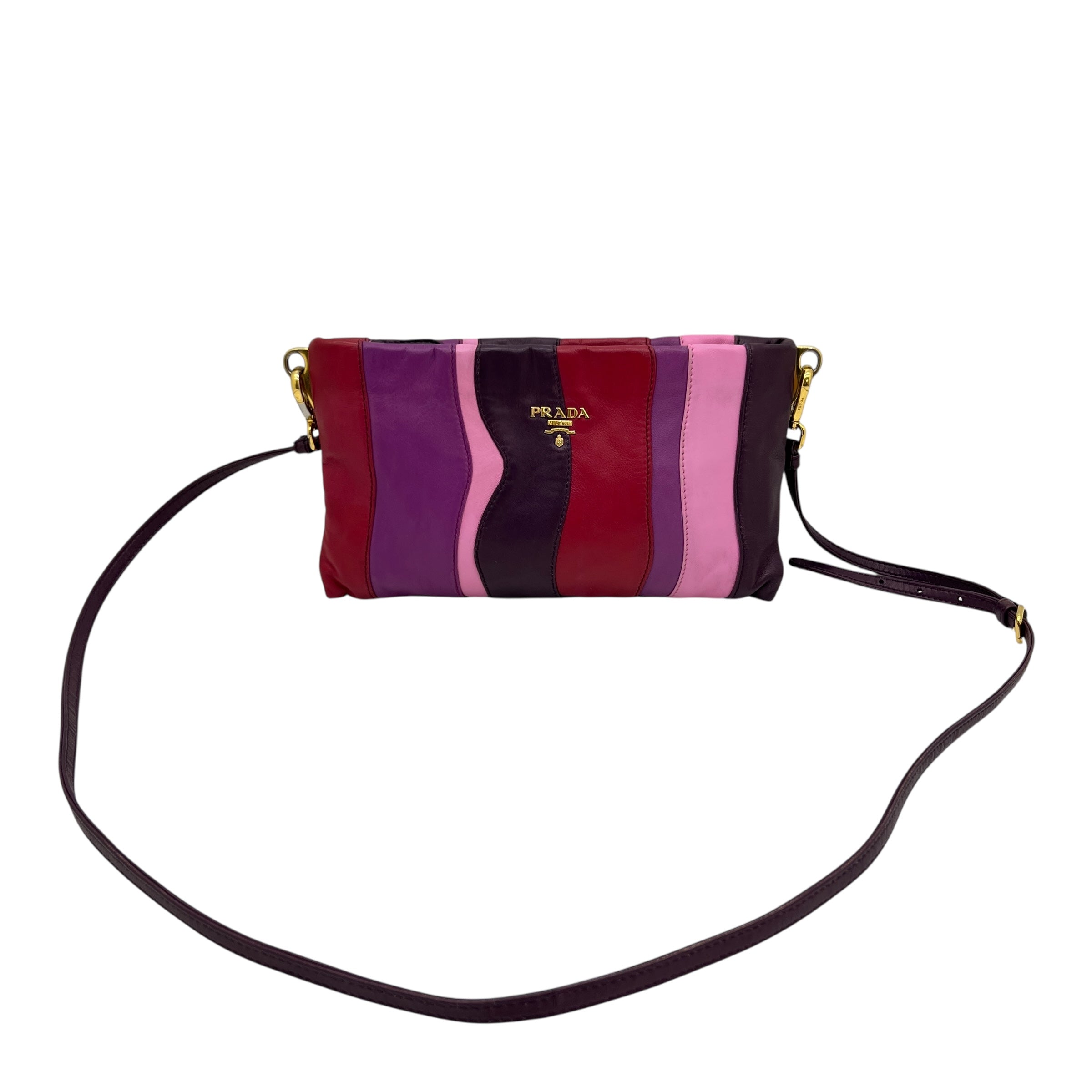 Pochette multicolor con tracolla