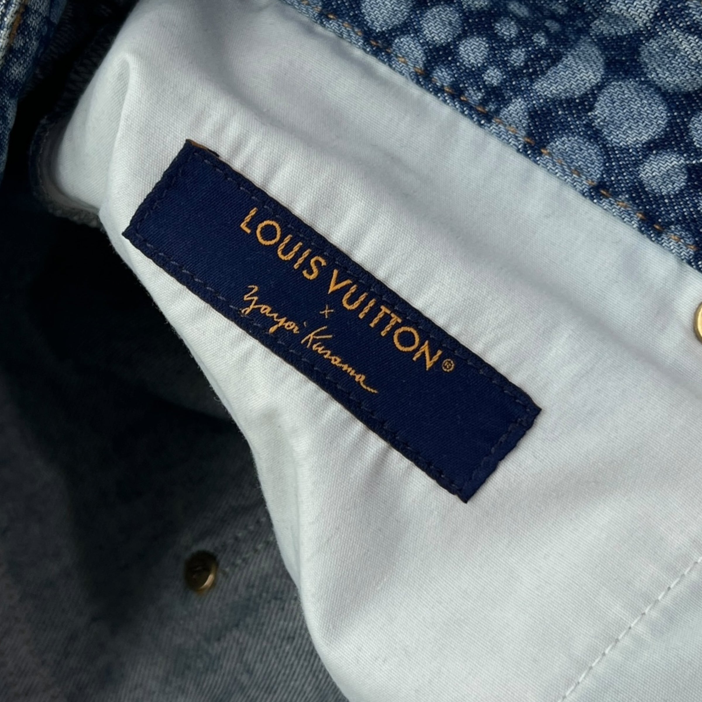 Louis Vuitton x Yayoi Kusama PUMPKIN denim jeans TG 33