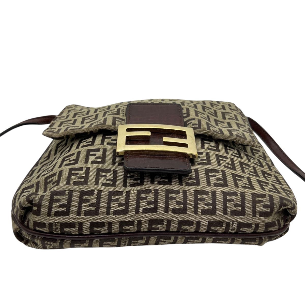 FENDI BORSA A TRACOLLA IN TESSUTO FF