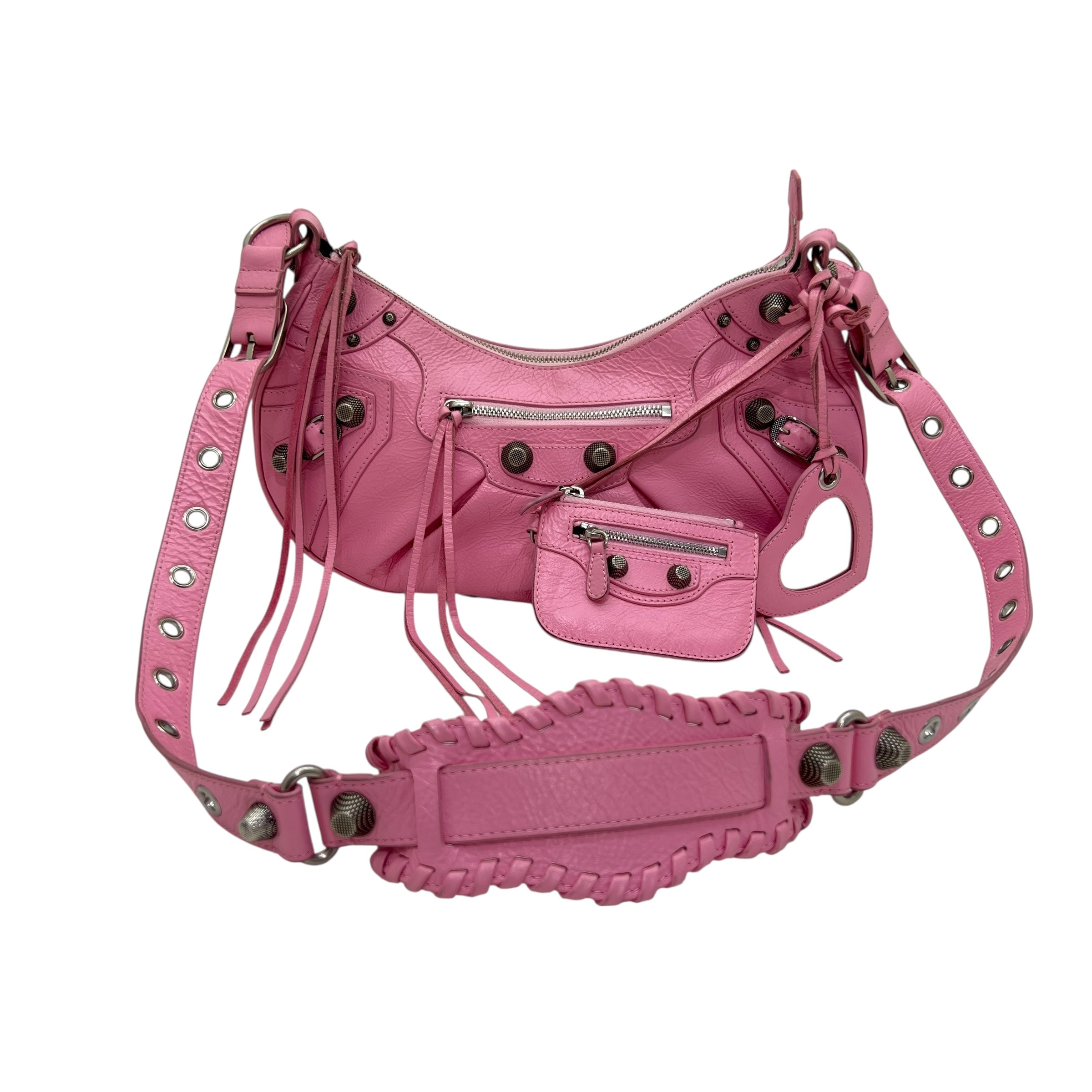 Le Cagole tracolla piccola rosa