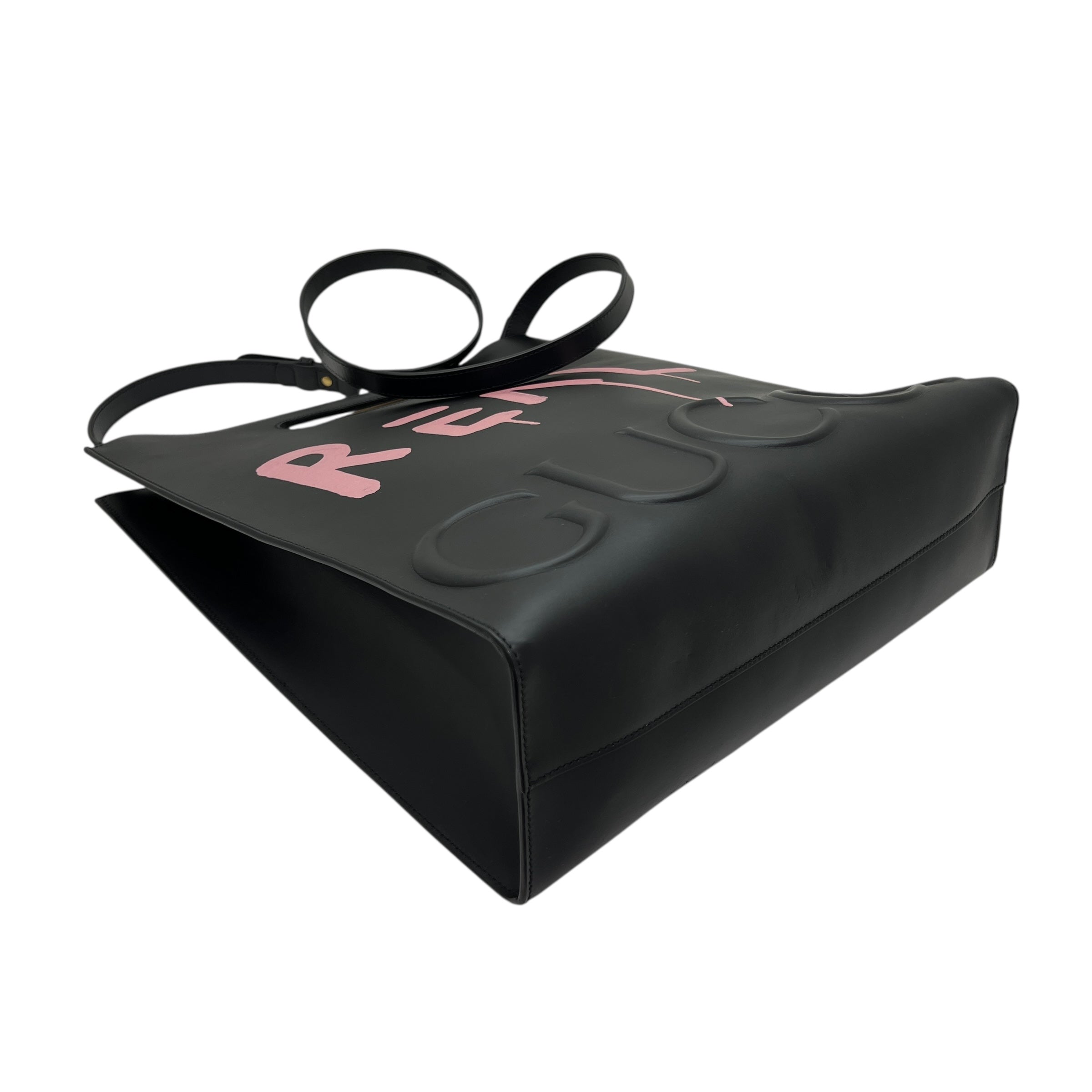 Ghost XL Tote in pelle con tracolla