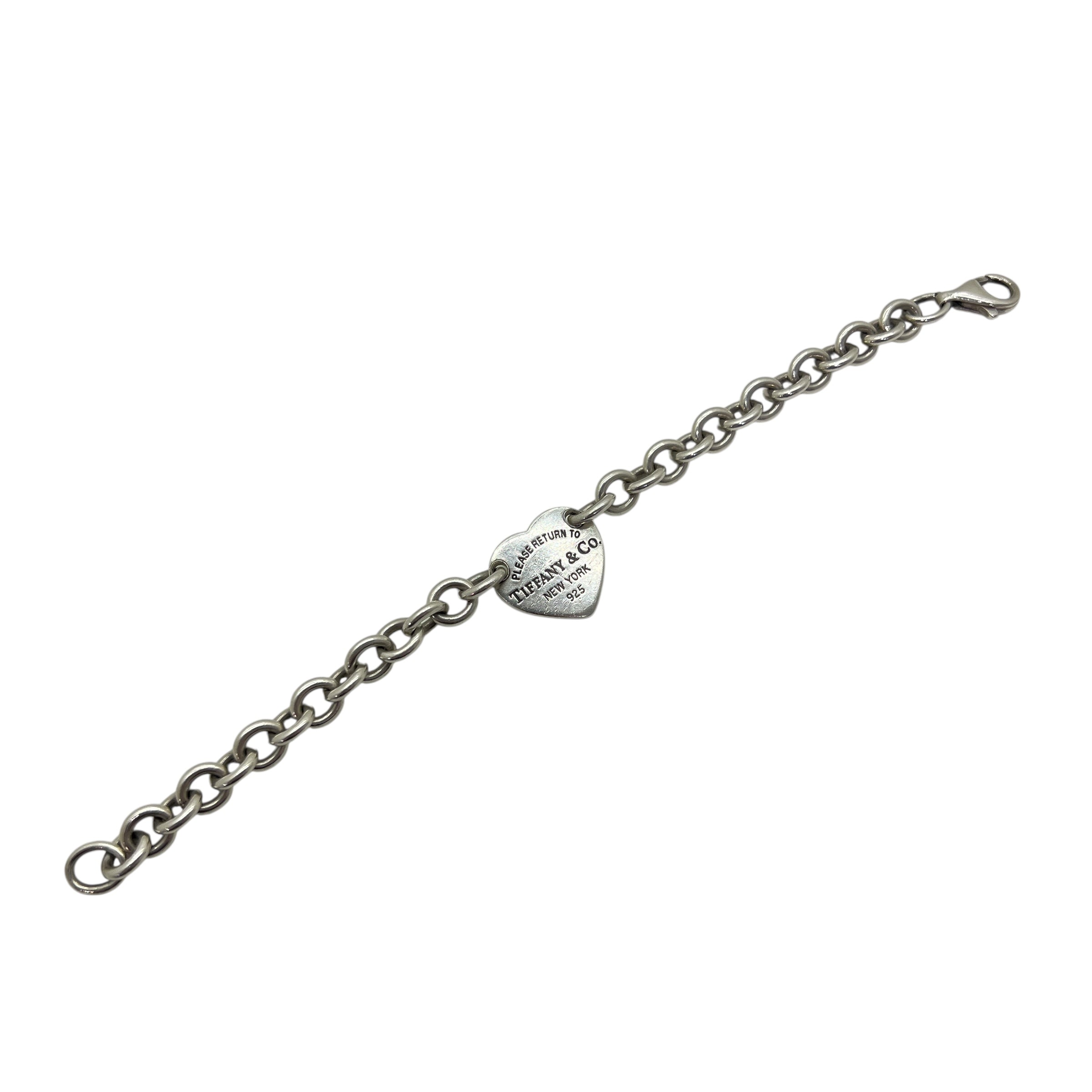 Bracciale Heart Tag in argento
