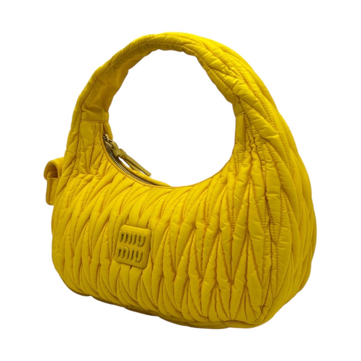 MIU MIU BORSA HOBO WANDER MATELASSÉ IN RE-NYLON