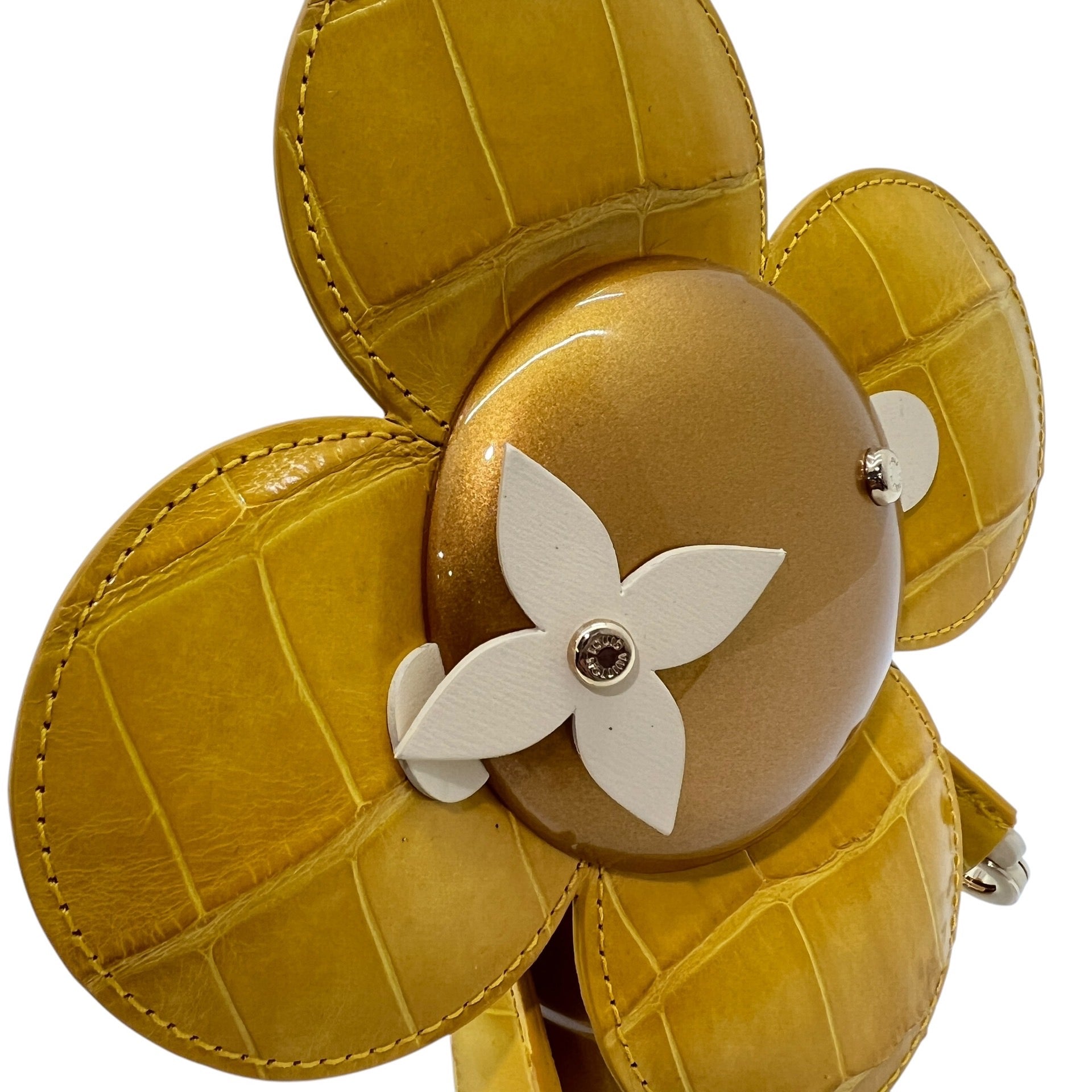 Louis Vuitton Mascotte Vivienne Exotic giallo