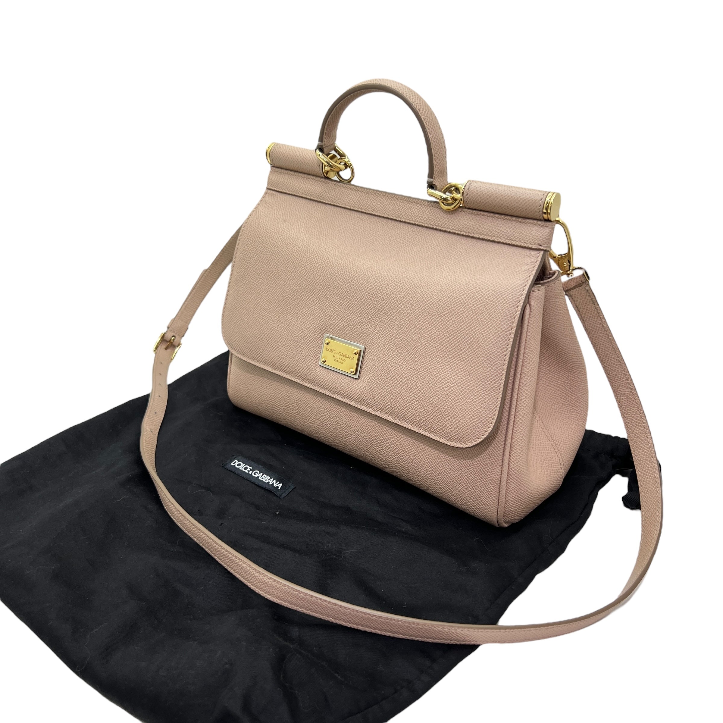 DOLCE & GABBANA SICILY GRANDE BORSA A MANO CON TRACOLLA
