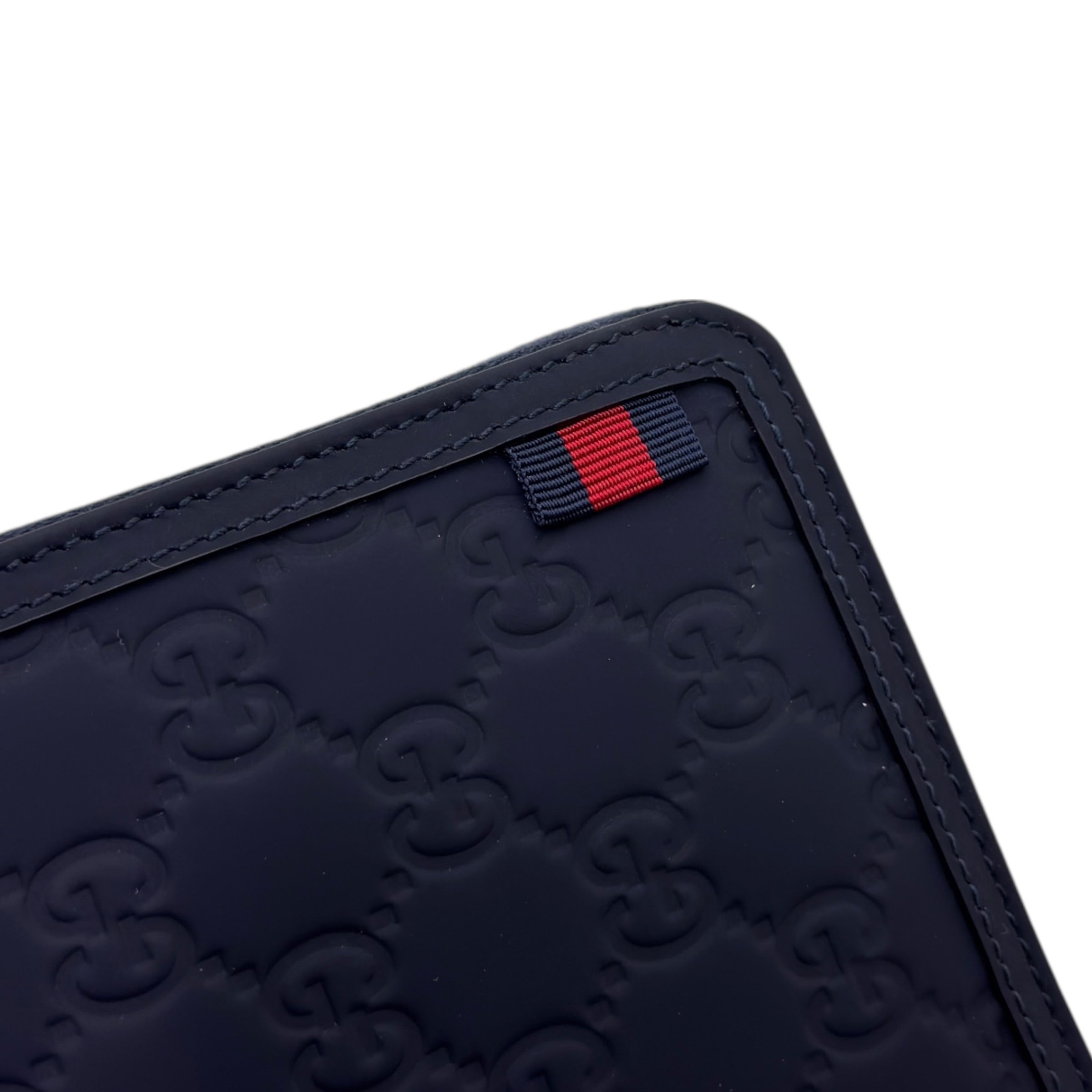 Portafoglio in pelle gommata