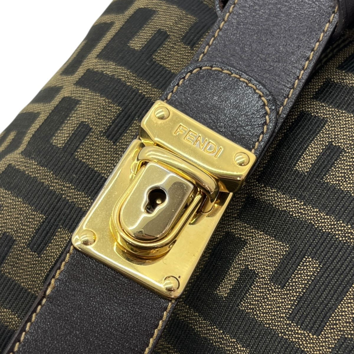 FENDI BORSA A MANO IN TELA ZUCCA FF
