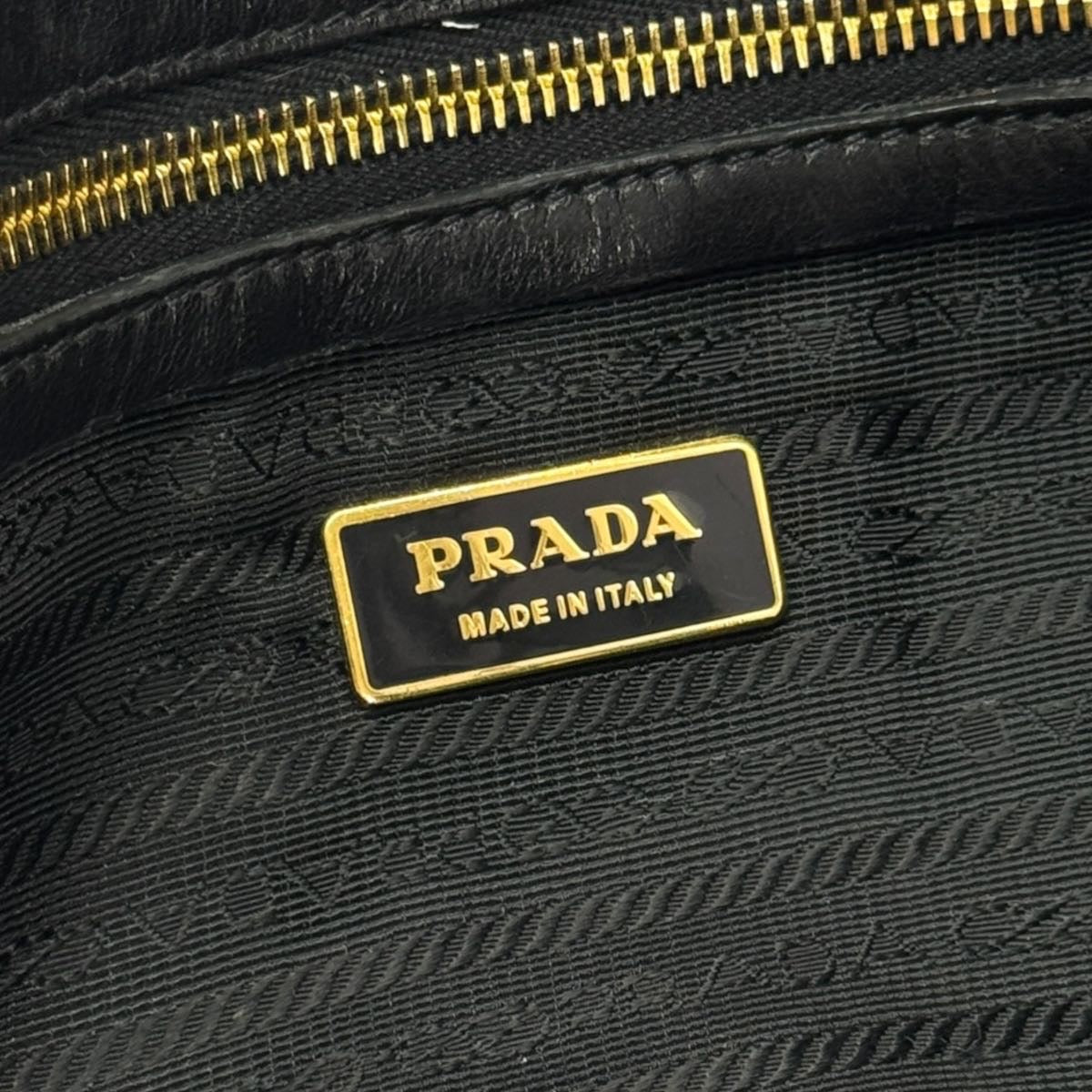 Borsa vintage in nylon e pelle