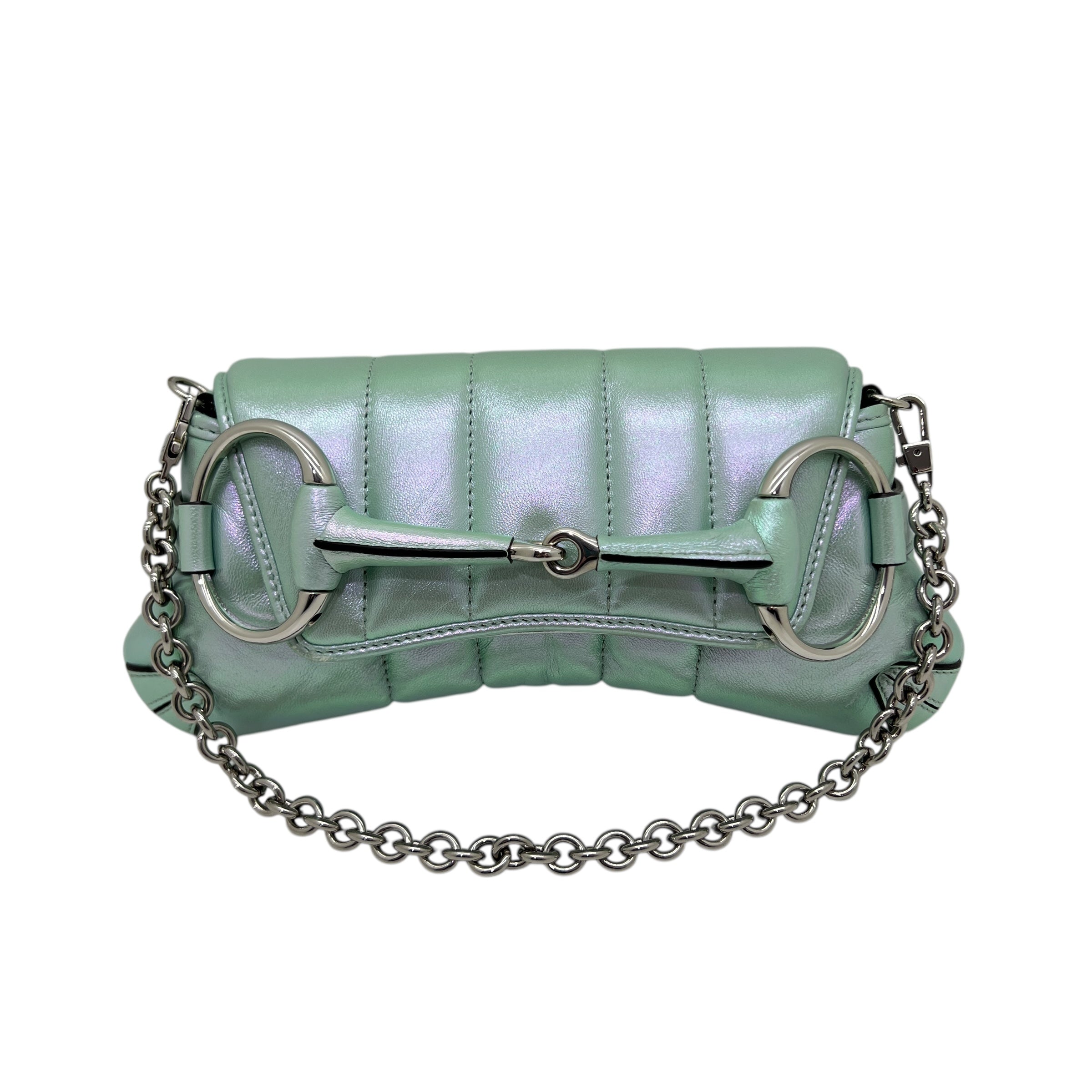 Horsebit chain borsa a spalla piccola